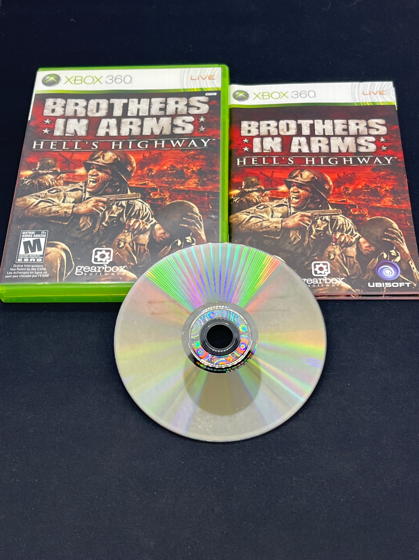 Auction Lot 126: XBOX 360 Video Game Brothers in Arms Hell's Highway CIB