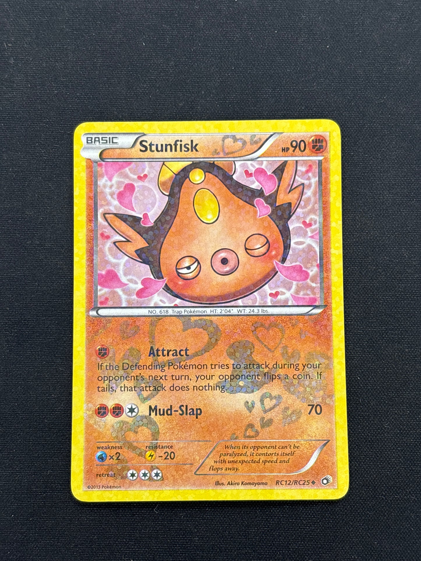 Auction Lot 6: Pokemon Card Stunfisk Radiant Collection Conditions Vary