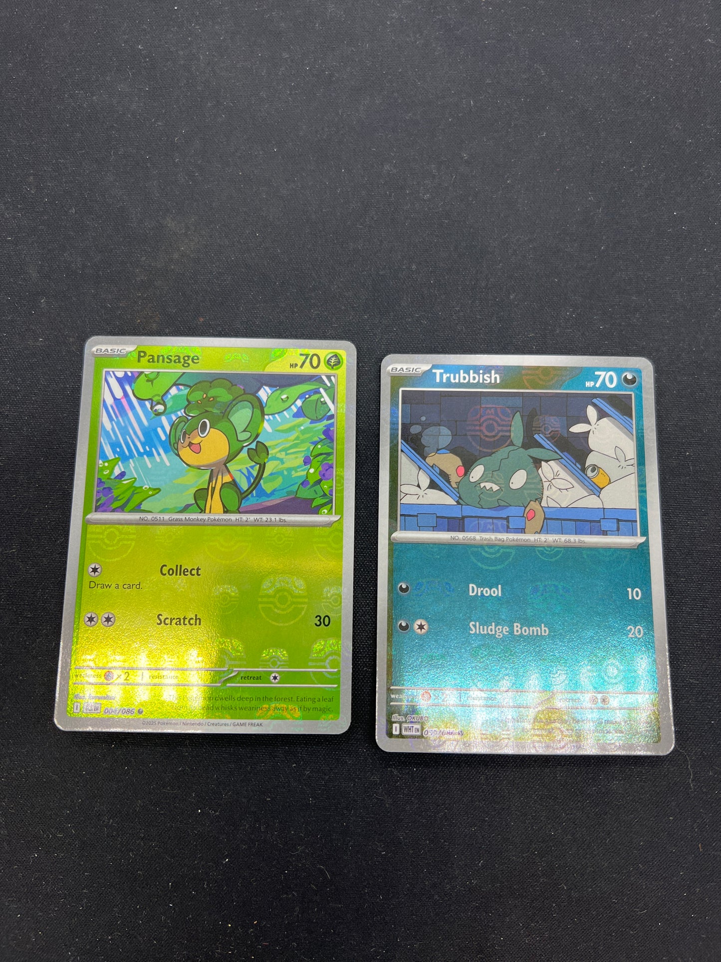 Auction Lot 28: Pokemon Cards Lot of 2 Masterball Holos Black Bolt White Flare Conditions Vary