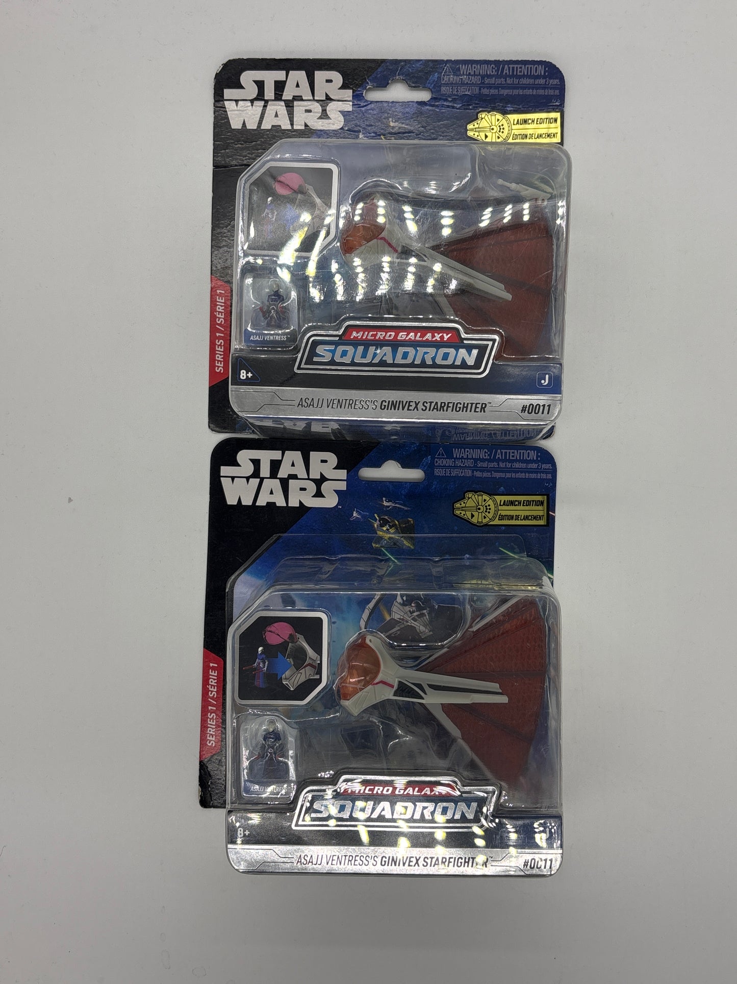 Auction Lot 229: Star Wars Squadron StarFighter Figures