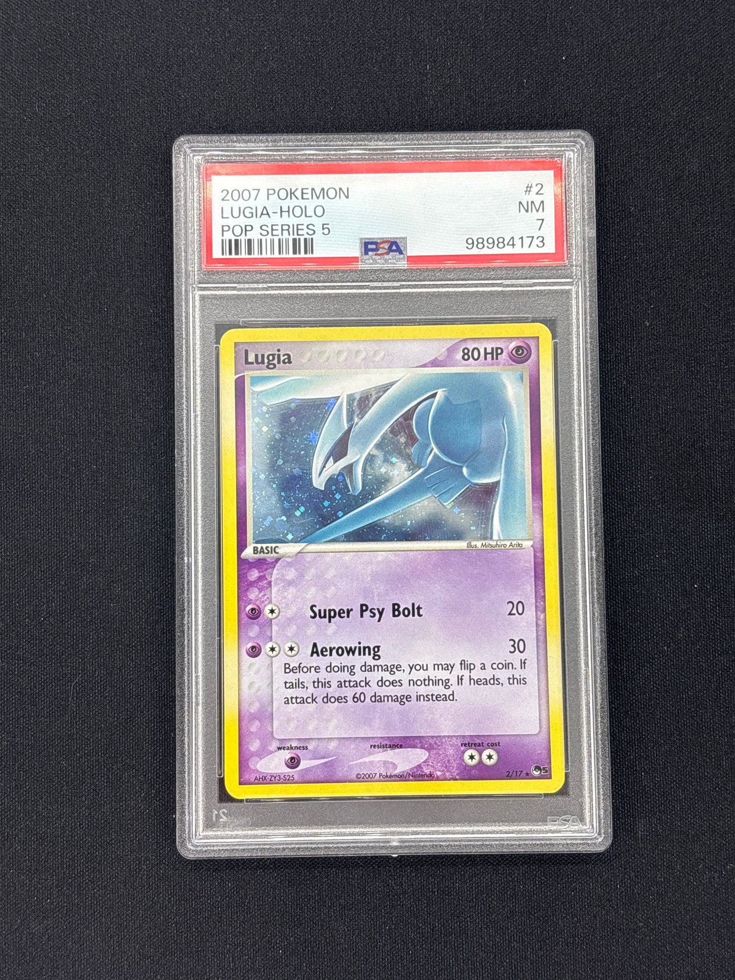 Auction Lot 100: PSA 7 Lugia Pop Series 5