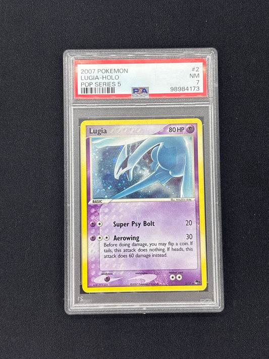 Auction Lot 100: PSA 7 Lugia Pop Series 5