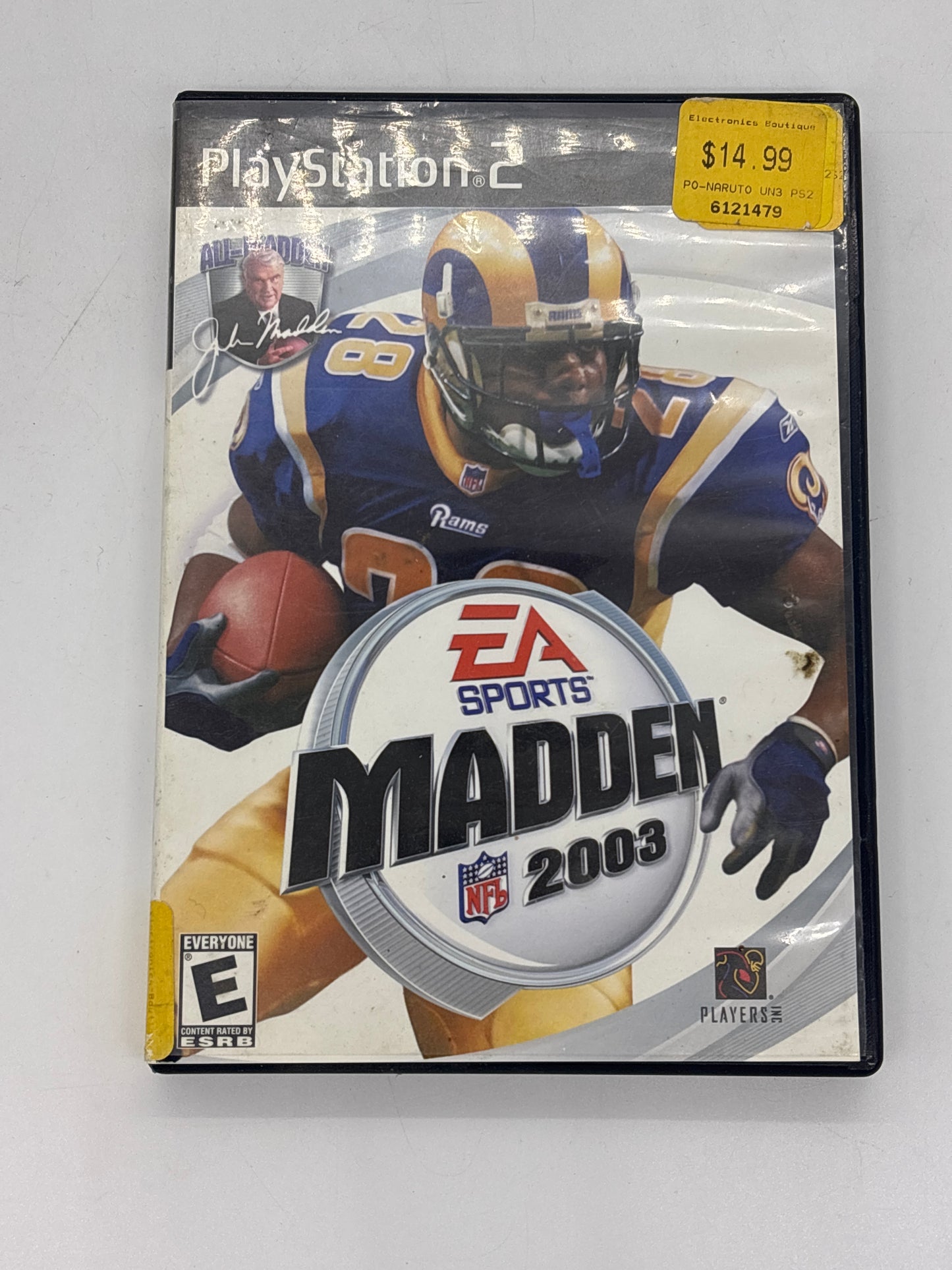 Auction Lot 89: Playstation 2 EA Sports Madden CIB