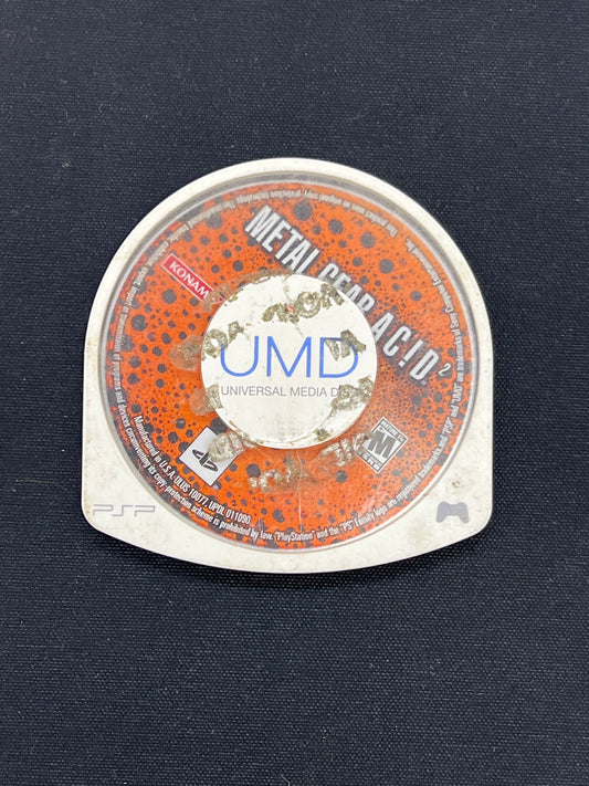 Auction Lot 342: PSP UMD Videos Metal Gear Acid 2 Disc Only