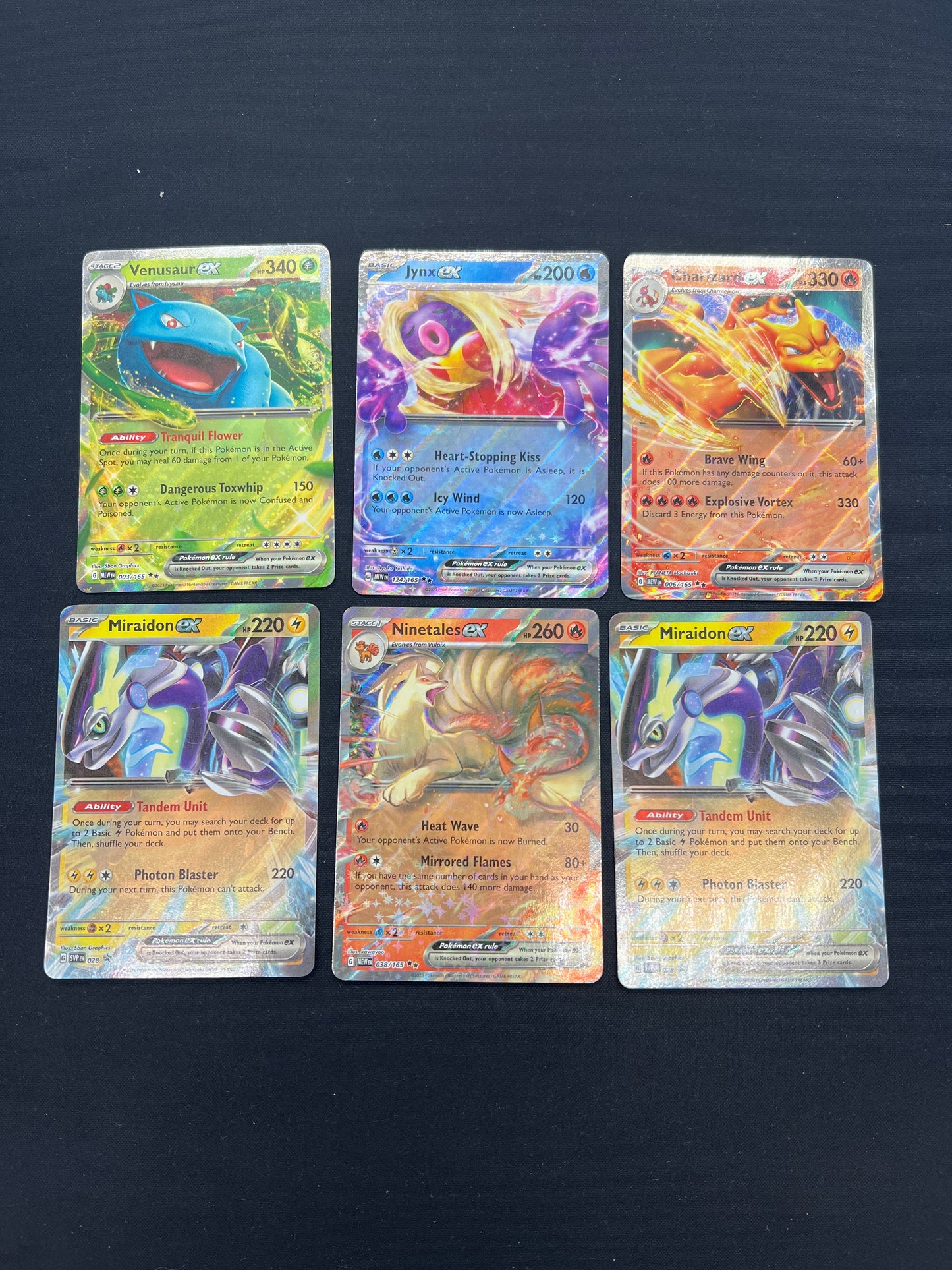 Auction Lot 201: Pokemon Cards Lot of 6 Assorted EX Conditions Vary