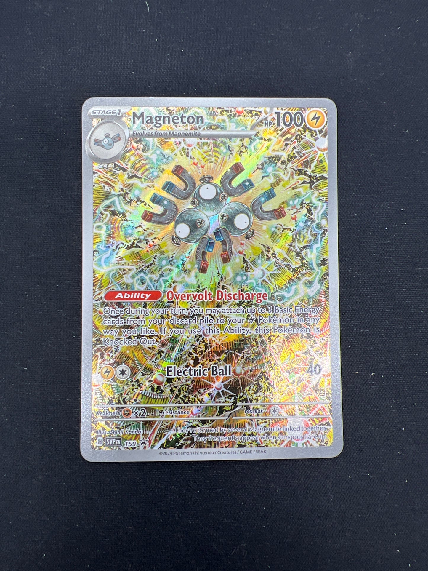 Auction Lot 364: Pokemon Cards Magneton ETB Promo Unsealed Surging Sparks Conditions Vary