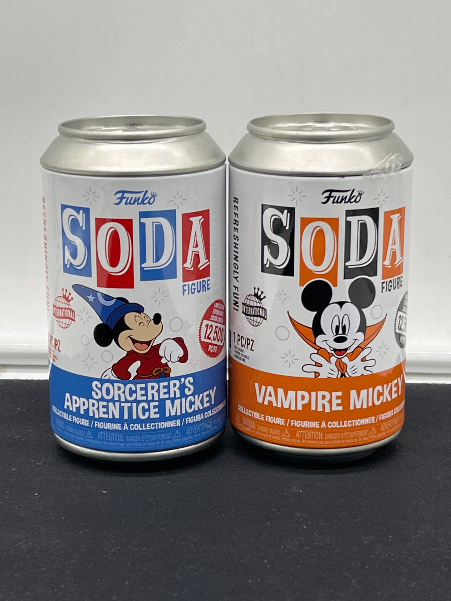 Auction Lot 35: Funko Soda Lot of 2 Sorcerer's Apprentice Mikey & Vampire Mickey