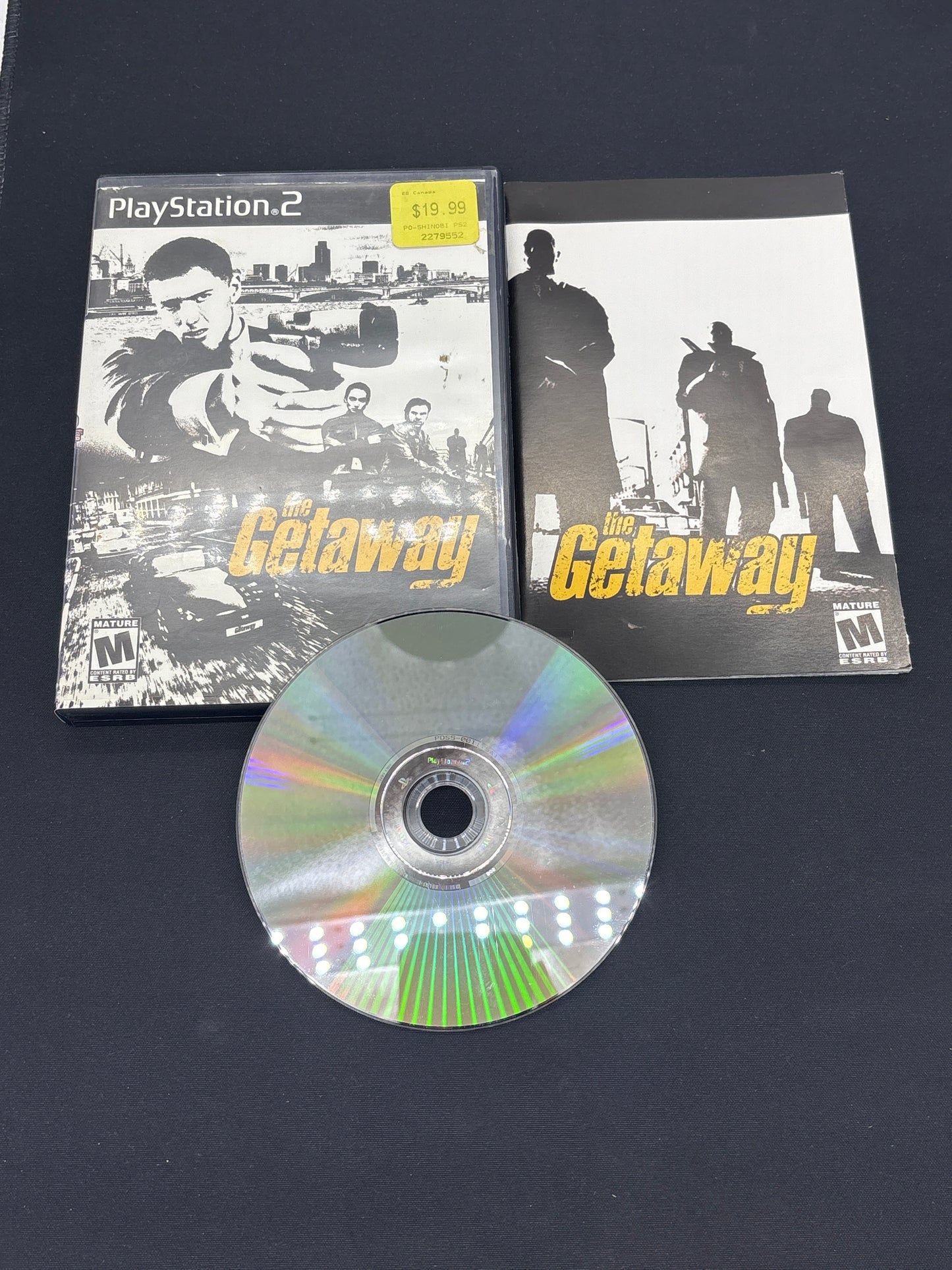 Auction Lot 188: The Getaway Video Game PlayStation 2 CIB
