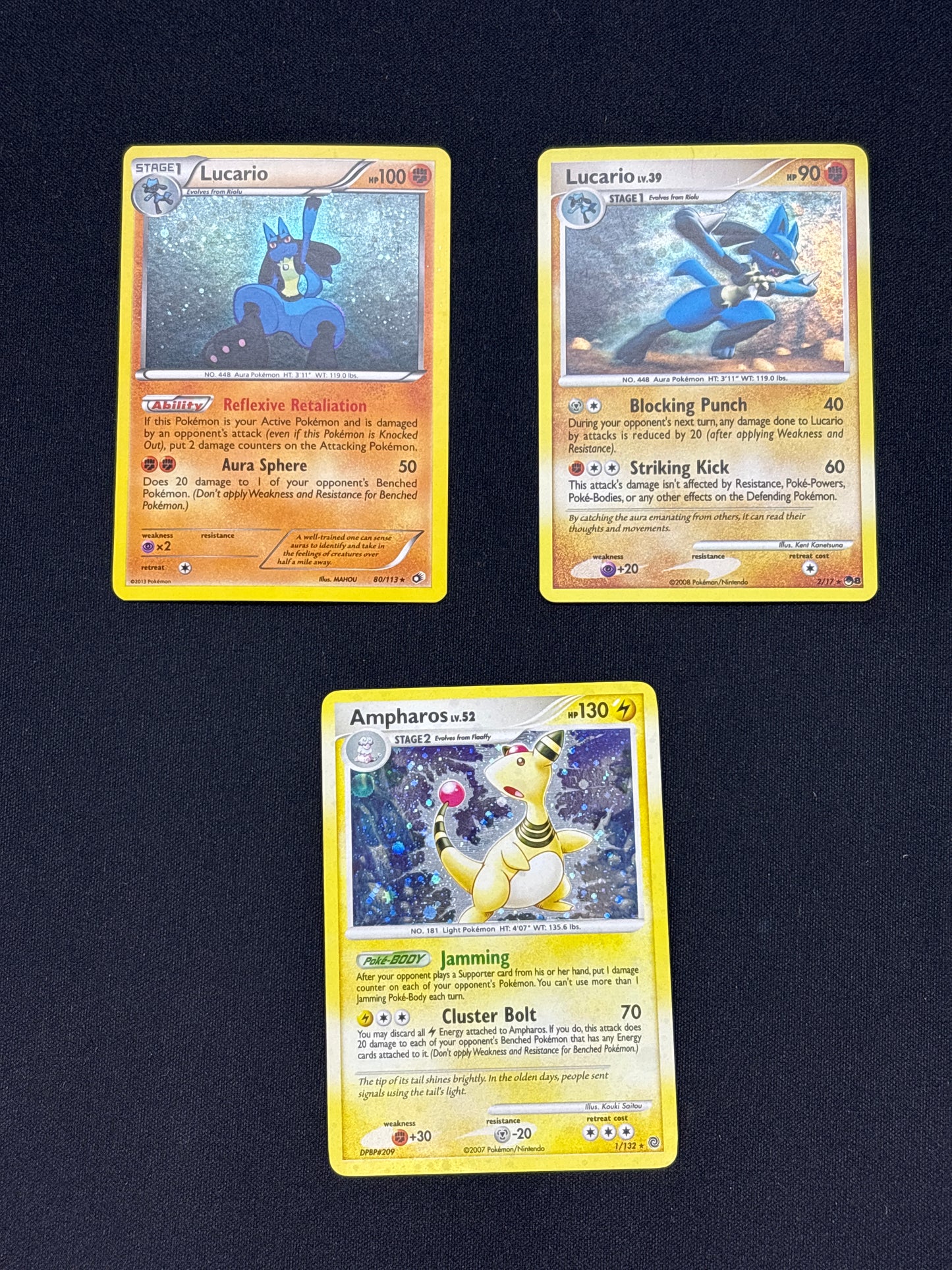 Auction Lot 34: Pokemon Mid Era Holo Rare Card Lot 4 Conditions Vary