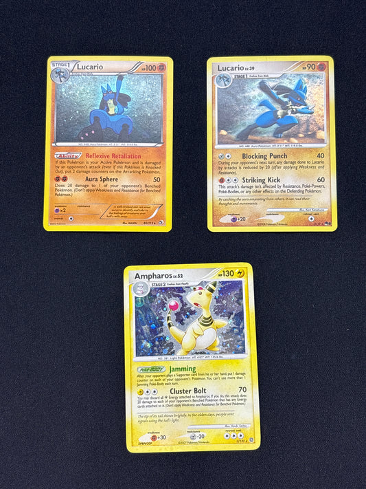 Auction Lot 34: Pokemon Mid Era Holo Rare Card Lot 4 Conditions Vary