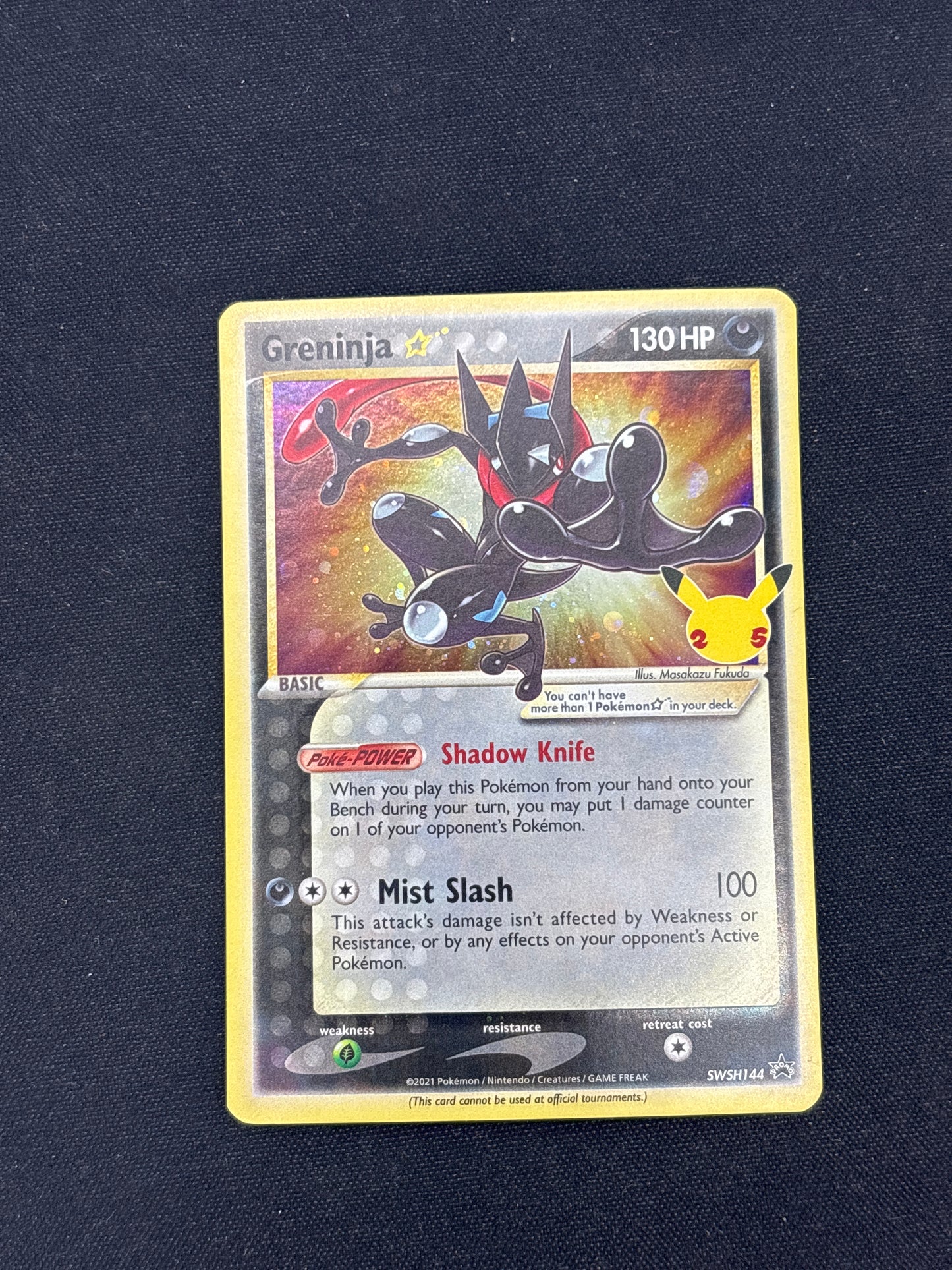 Auction Lot 29: Pokemon Cards Greninja Gold Star ETB Promo Celebrations Lot 2 Conditions Vary