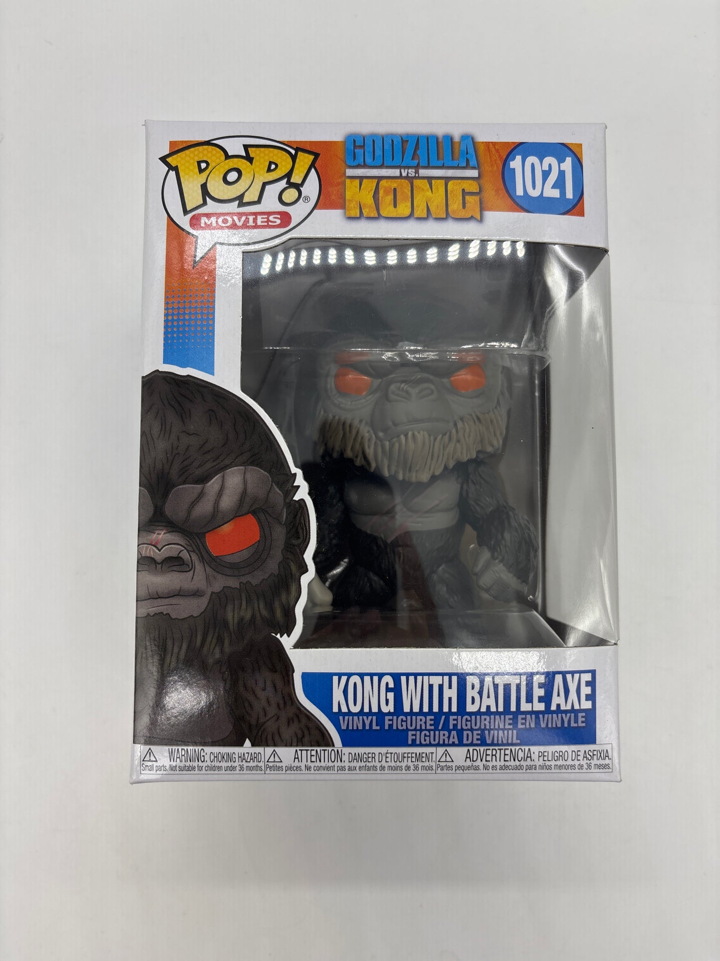 Auction Lot 29: Pop Funko Godzilla Vs Kong Kong With Battle Axe 1021