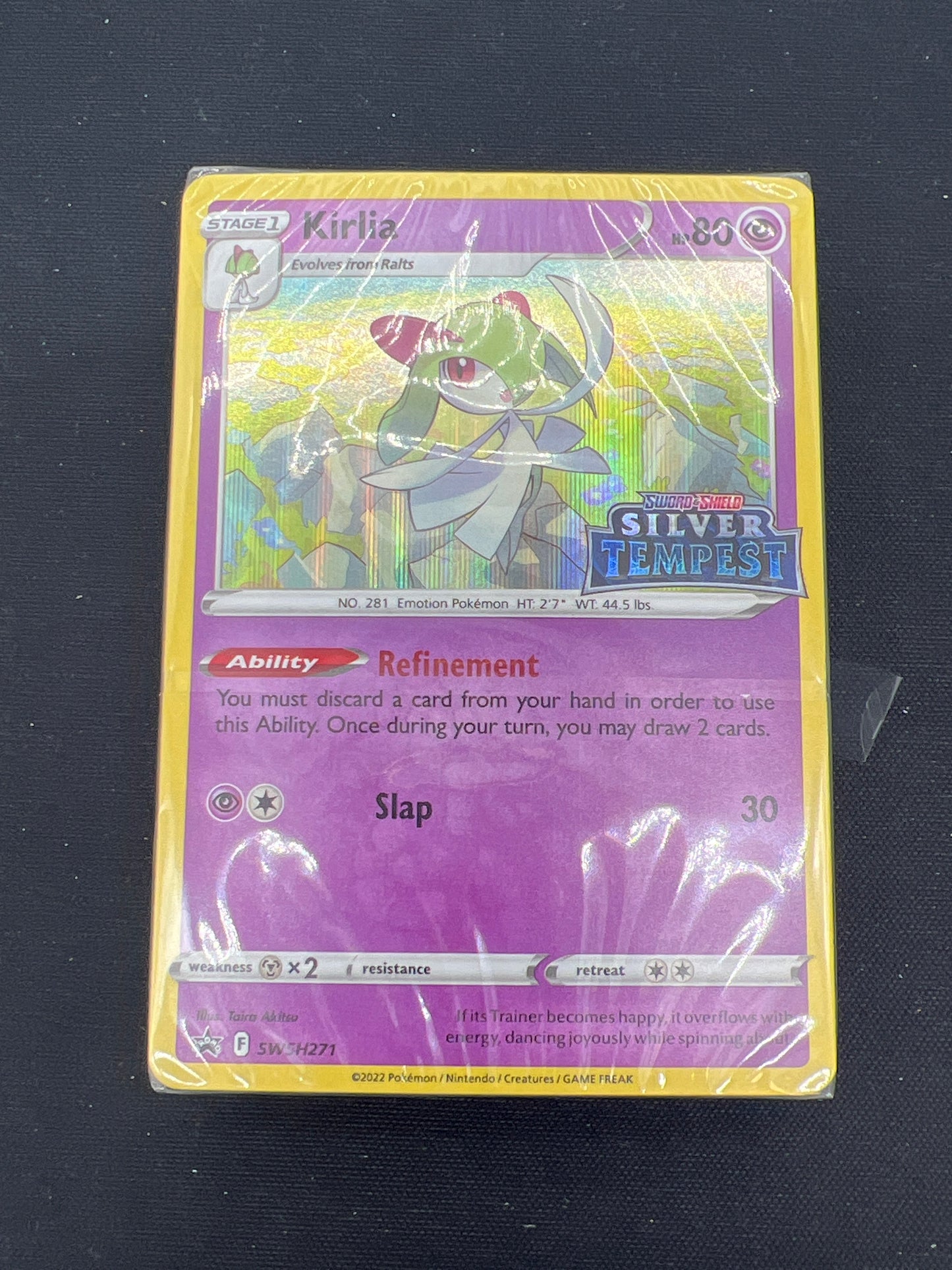 Auction Lot 50: Pokemon Cards Silver Tempest Build and Battle Deck Kirlia Stamped Sealed Jesse