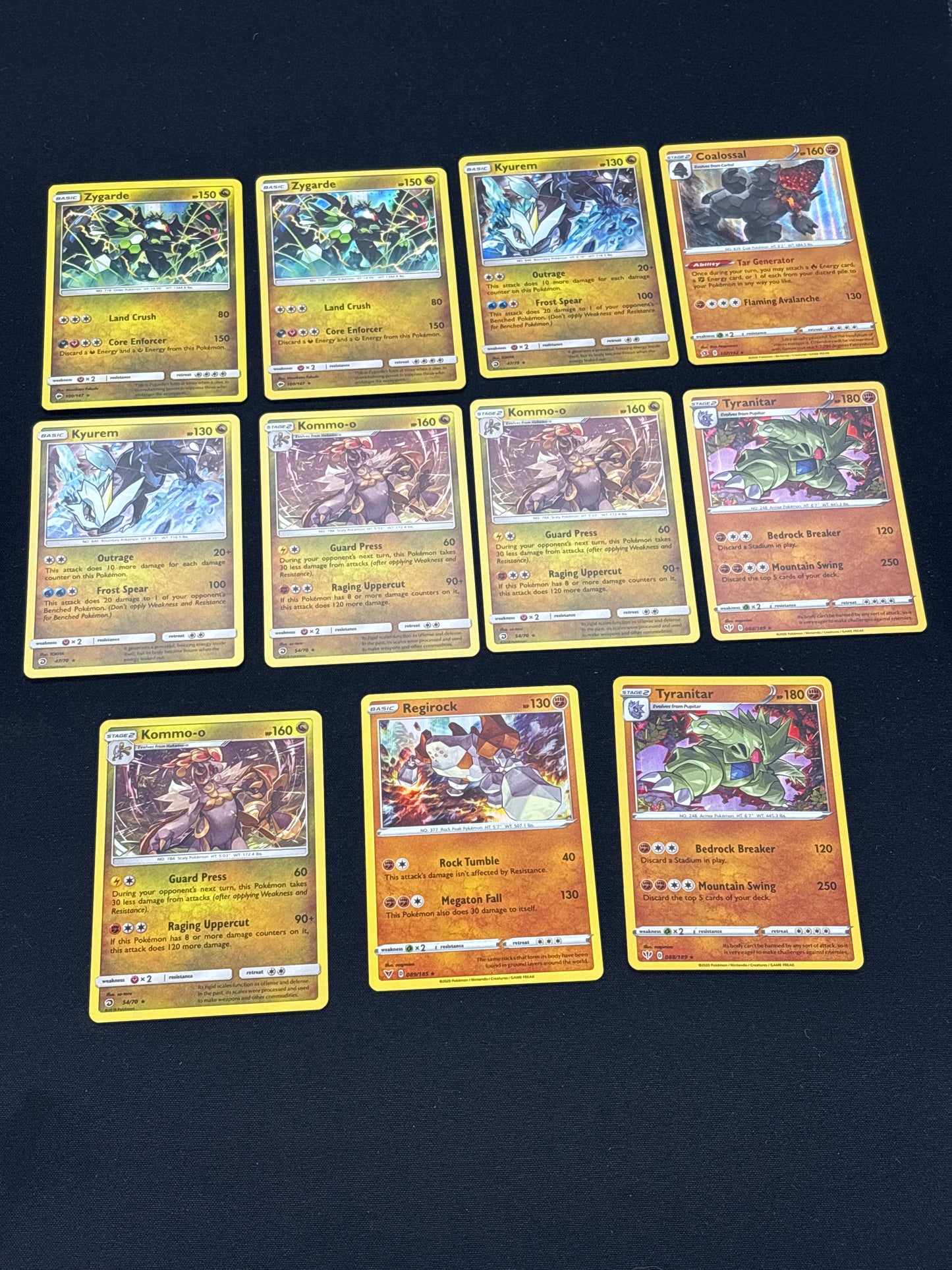 Auction Lot 255: Pokémon Cards Lot of 11 Assorted Dragon and Fighting Type Holo Conditions Vary