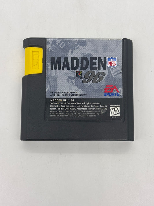 Auction Lot 325: Madden 96 Video Game Sega Genesis Loose