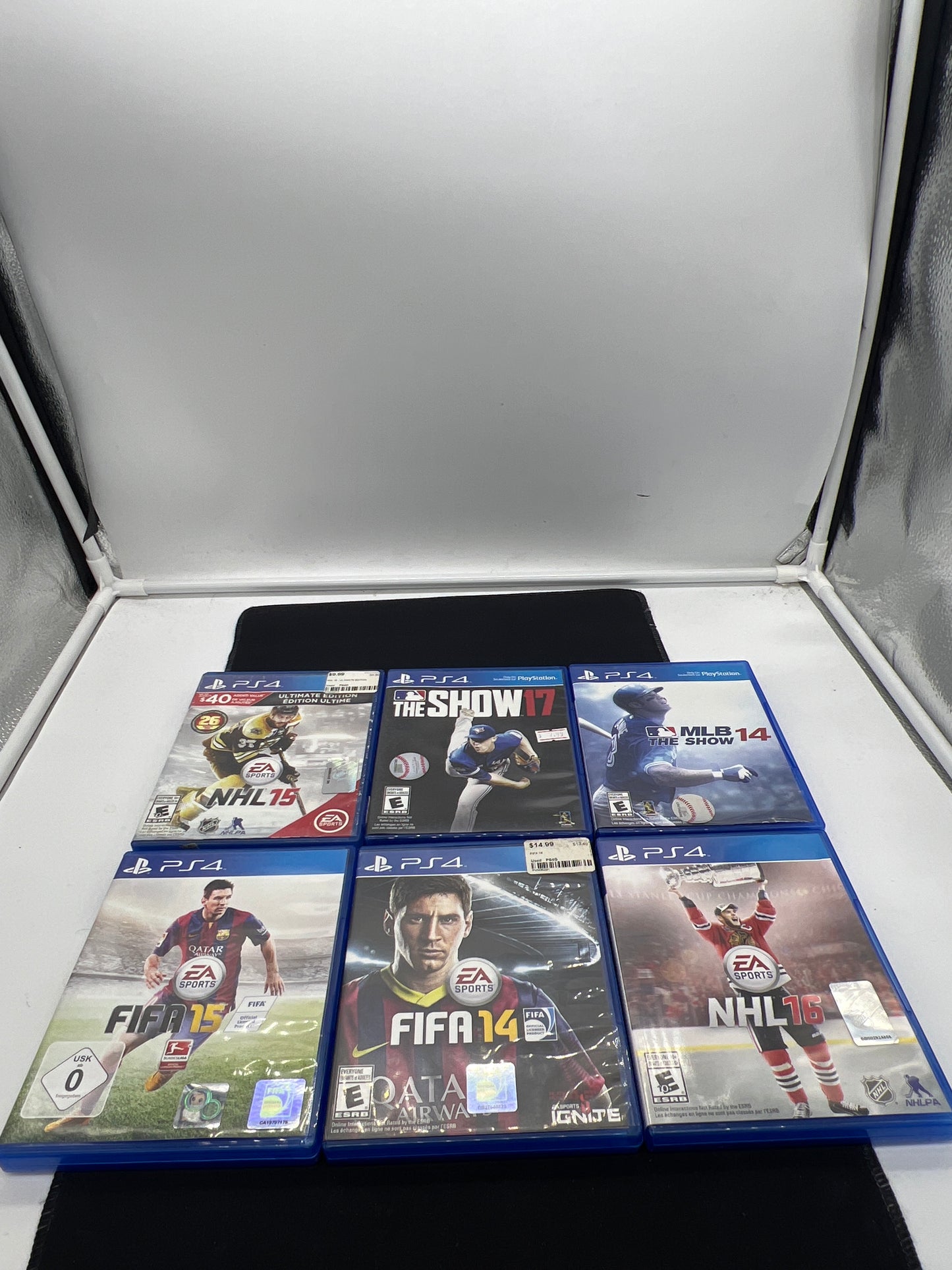 Auction Lot 201: PlayStation 4 Video Game Lot of 5 Assorted Sports Titles CIB