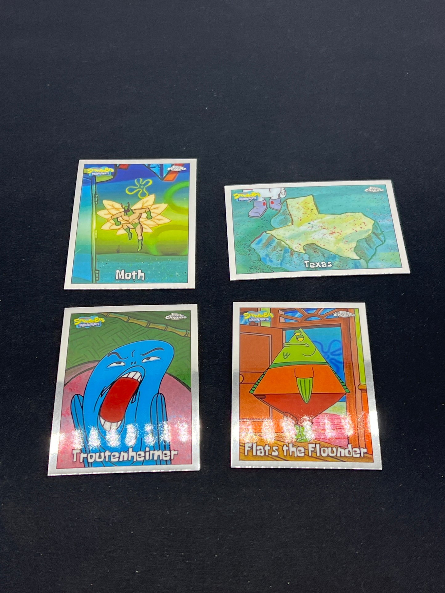 Auction Lot 253: Spongebob Cards Topps Chrome 25th Anniversary 2025 Base Cards Conditions Vary