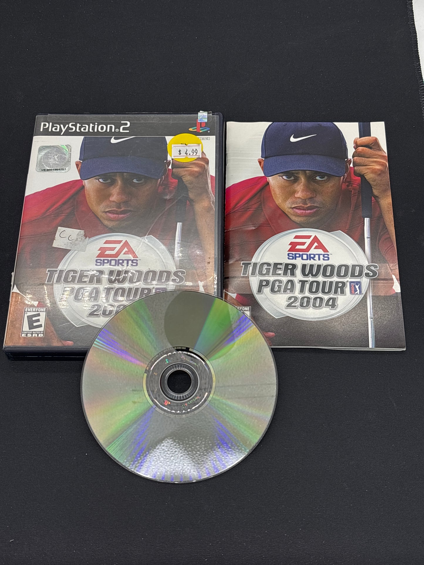 Auction Lot 80: Tiger Woods PGA Tour 2004 Video Game Playstation 2 CIB