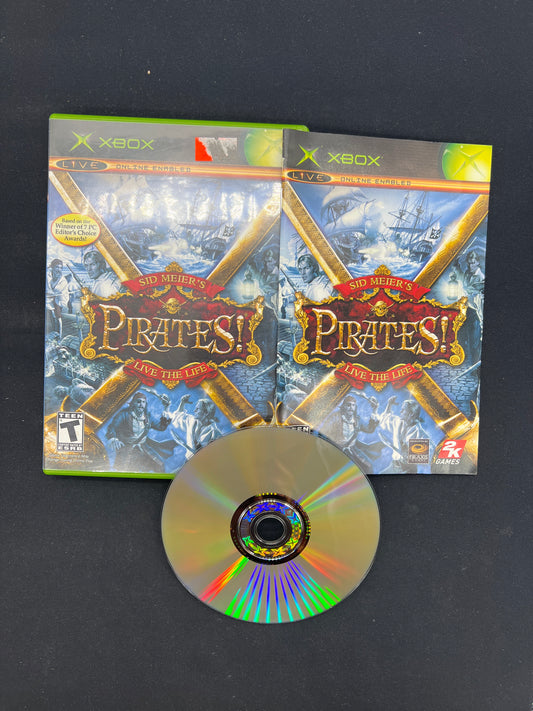 Auction Lot 7: XBOX Video Game Sid Meier Pirates CIB