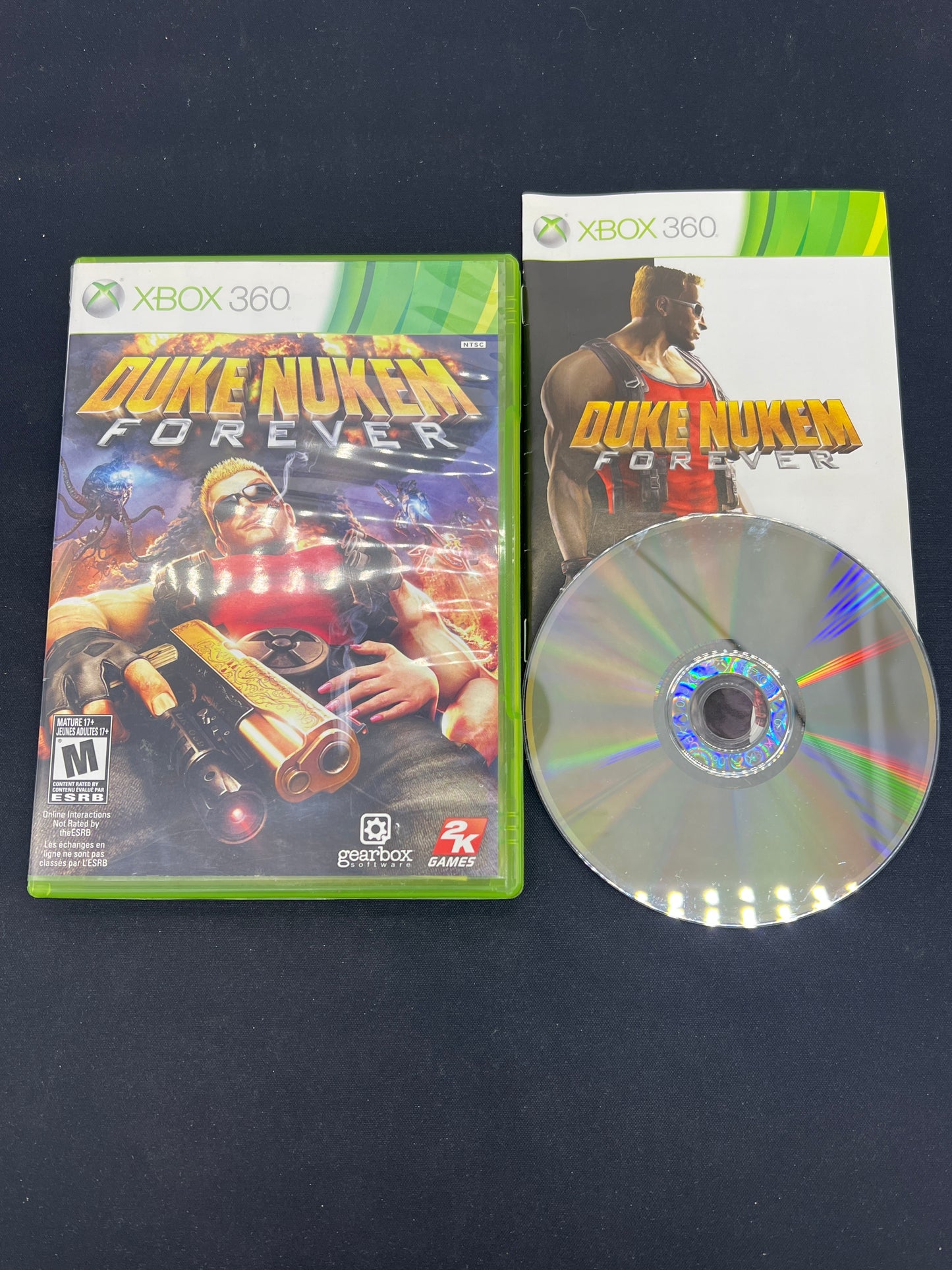 Auction Lot 143: XBOX 360 Video Game Duke Nukem Forever CIB