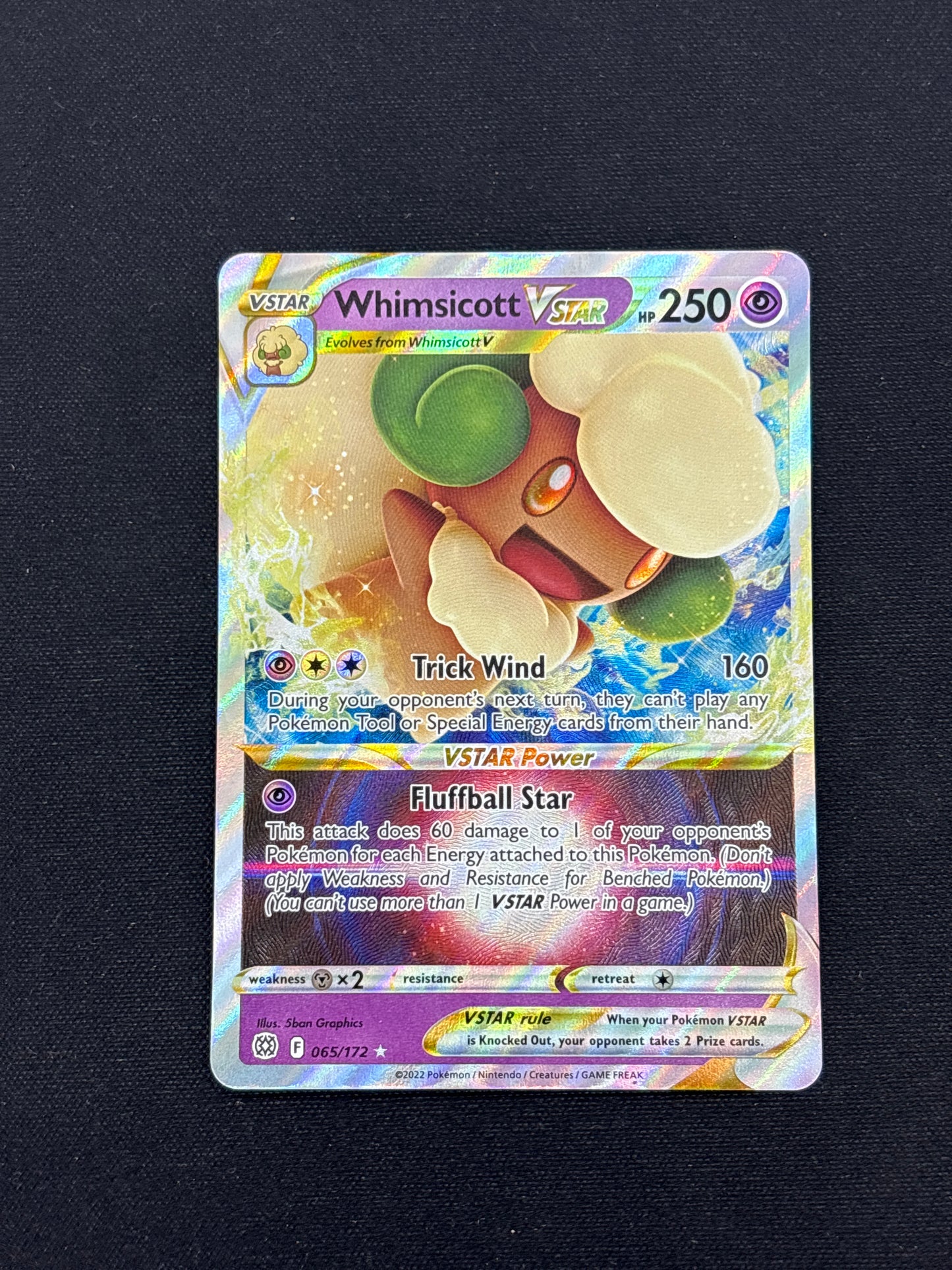 Auction Lot 71: Whimsicott Vstar Card Conditions Vary