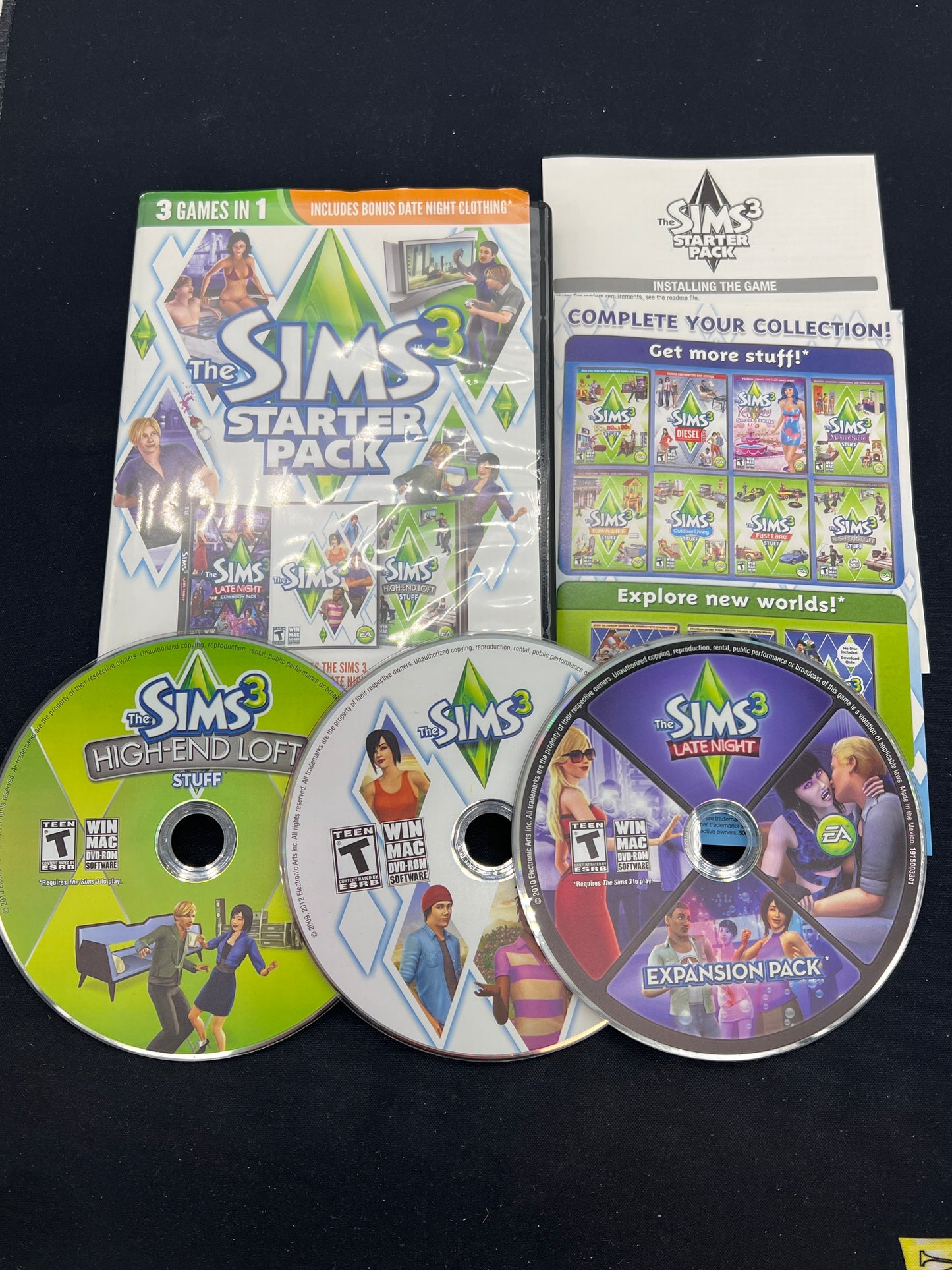 Auction Lot 66: PC Video Game The Sims 3 Starter Pack CIB