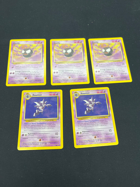 Auction Lot 11: Pokemon Cards Gengar Evolution Line Lot Pokemon Legendary Collection Conditions Vary
