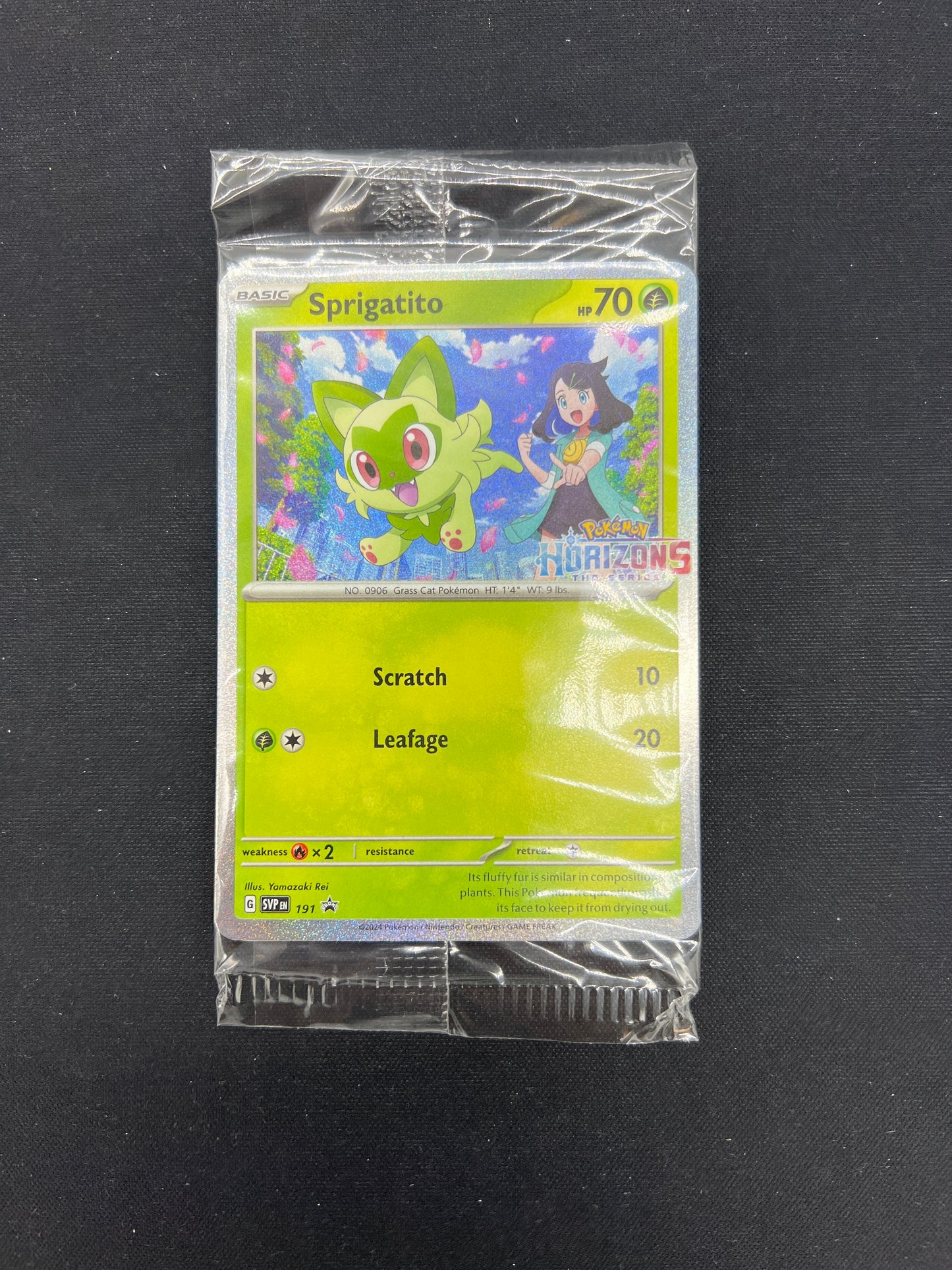 Auction Lot 66: Pokemon Cards Sprigatito Sealed Horizons SV Stamped Promo Conditions Vary