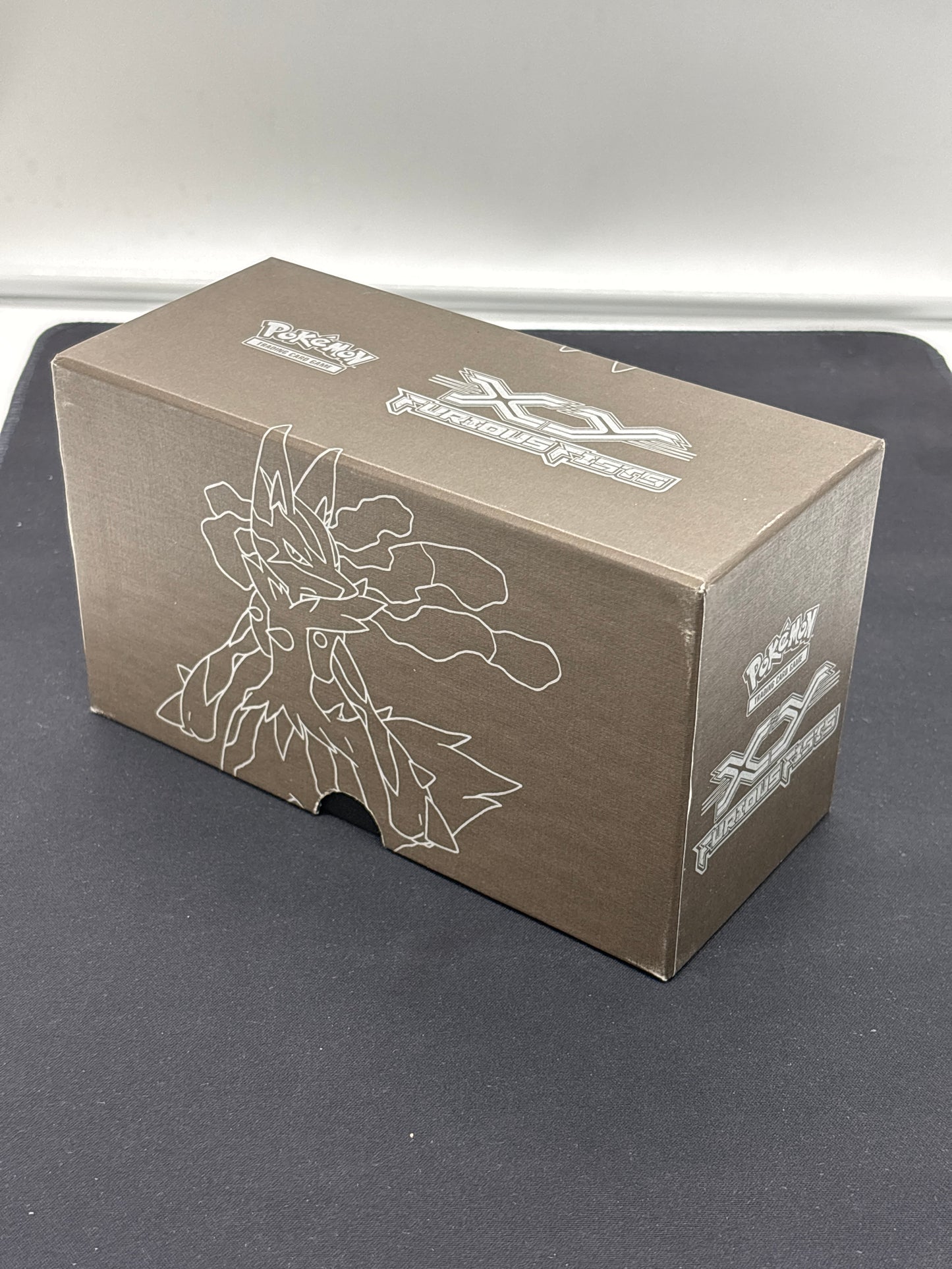 Auction Lot 243: Pokemon XY Furious Fists ETB Empty Box Lightly Used