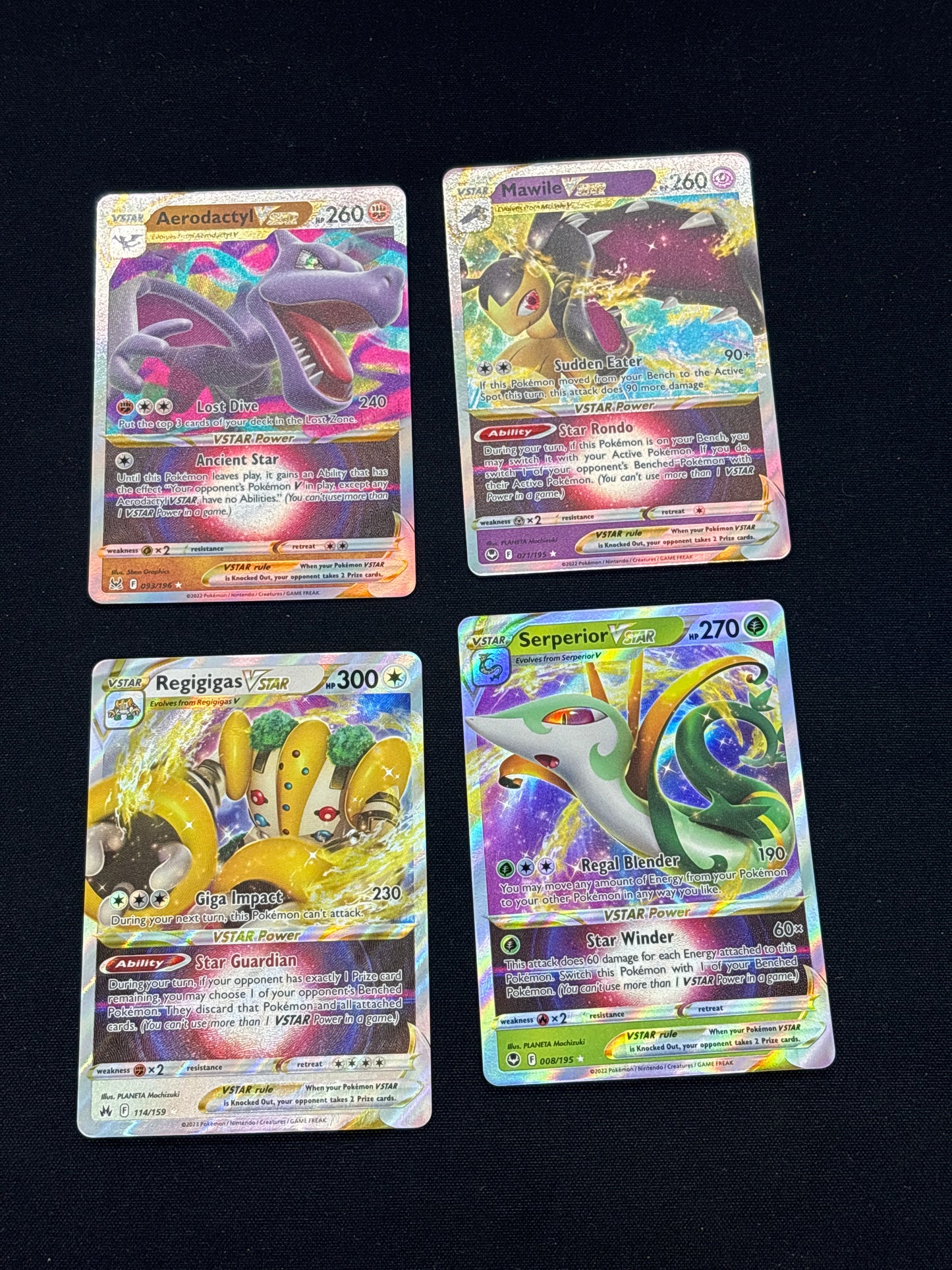 Auction Lot 367: Pokemon VSTAR Card Lot Conditions Vary