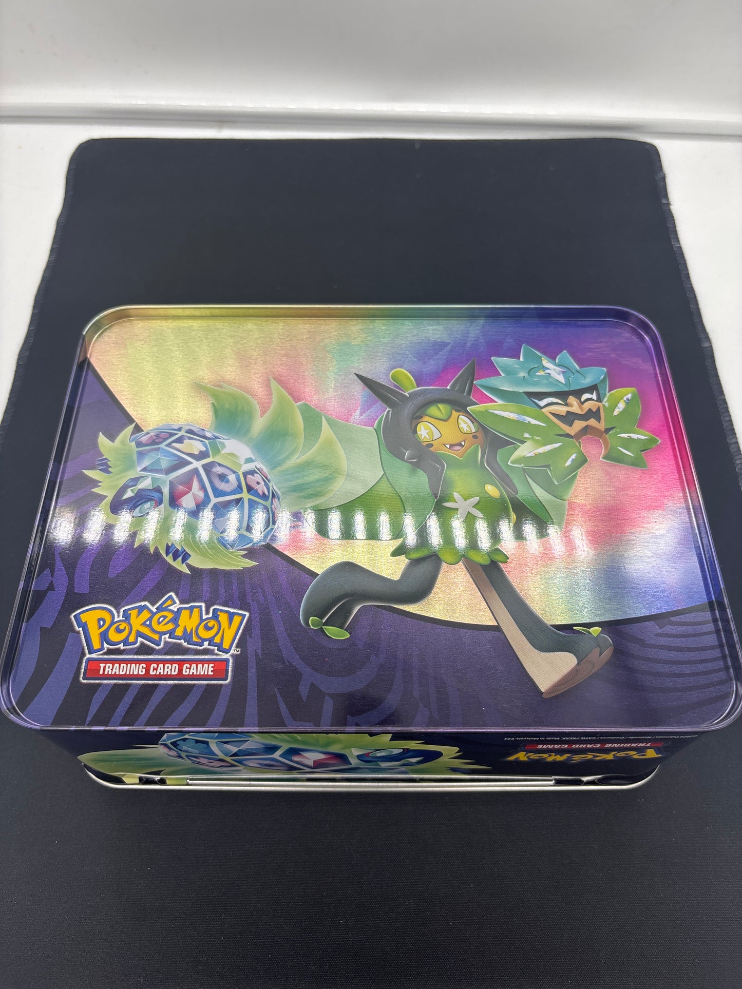 Auction Lot 352: Pokemon Lunch Tin With Mini Portfolio and Stickers