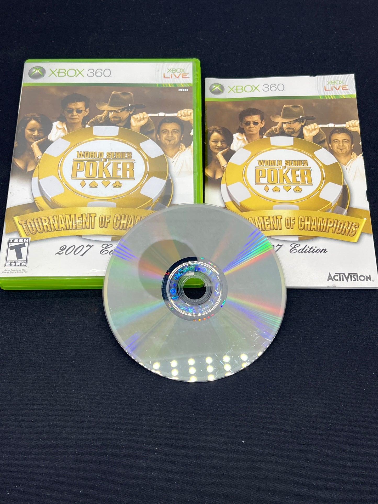Auction Lot 46: XBox360 Video Game World Series of Poker Tournament of Champions 2007 Edition CIB