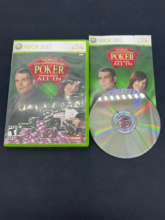 Auction Lot 170: XBOX 360 Video Game World Championship Poker ALL IN CIB