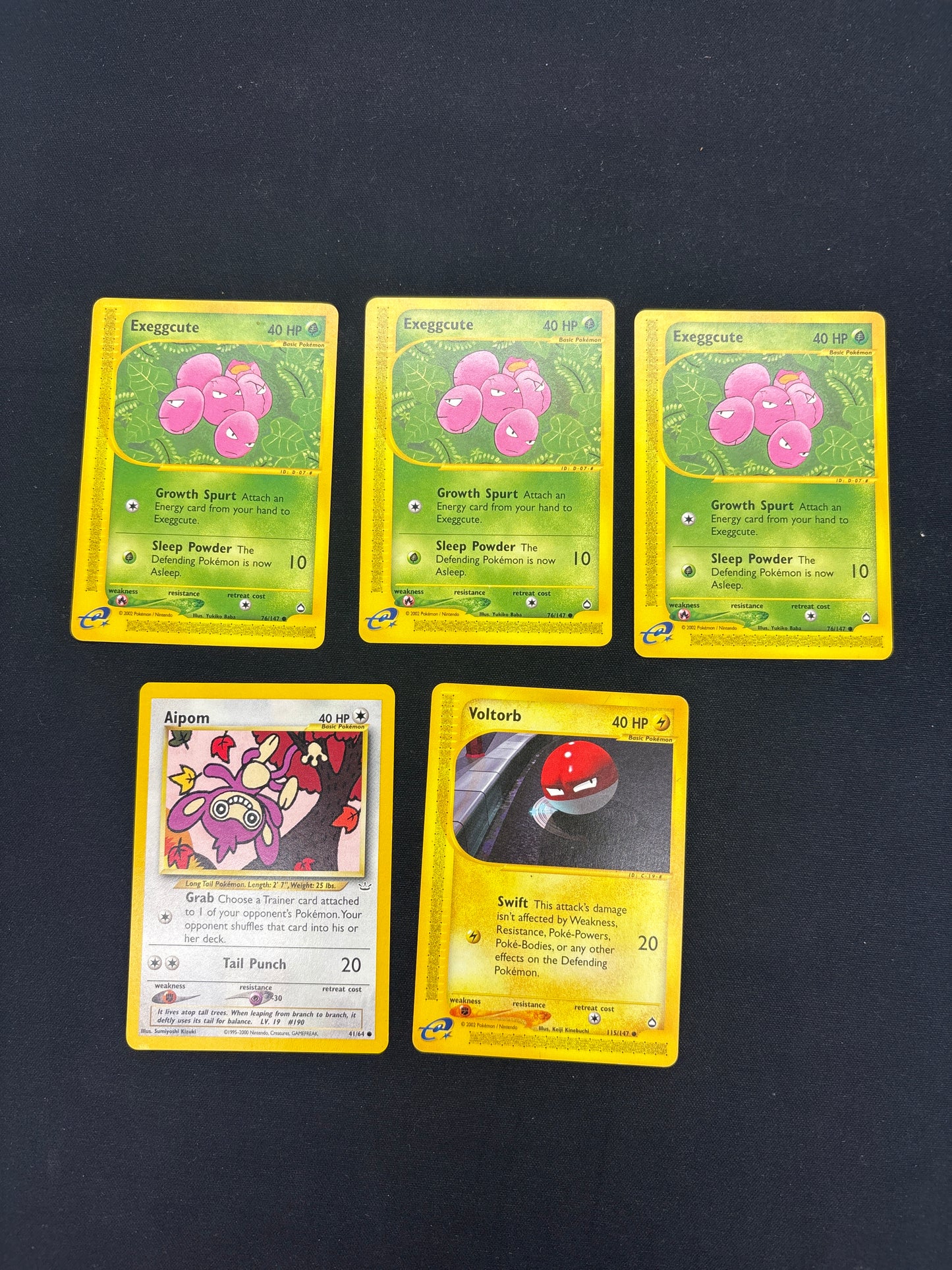 Auction Lot 17: Pokemon WOTC Neo Era Card Lot Conditions Vary