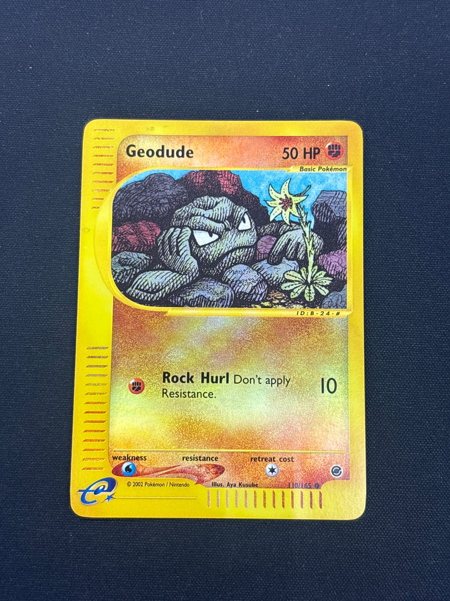 Auction Lot 24: Pokemon Card Geodude Expedition E-Reader Conditions Vary