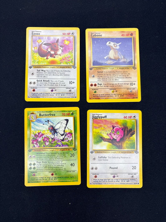 Auction Lot 37: Pokemon 1st Edition Jungle Card Lot Conditions Vary