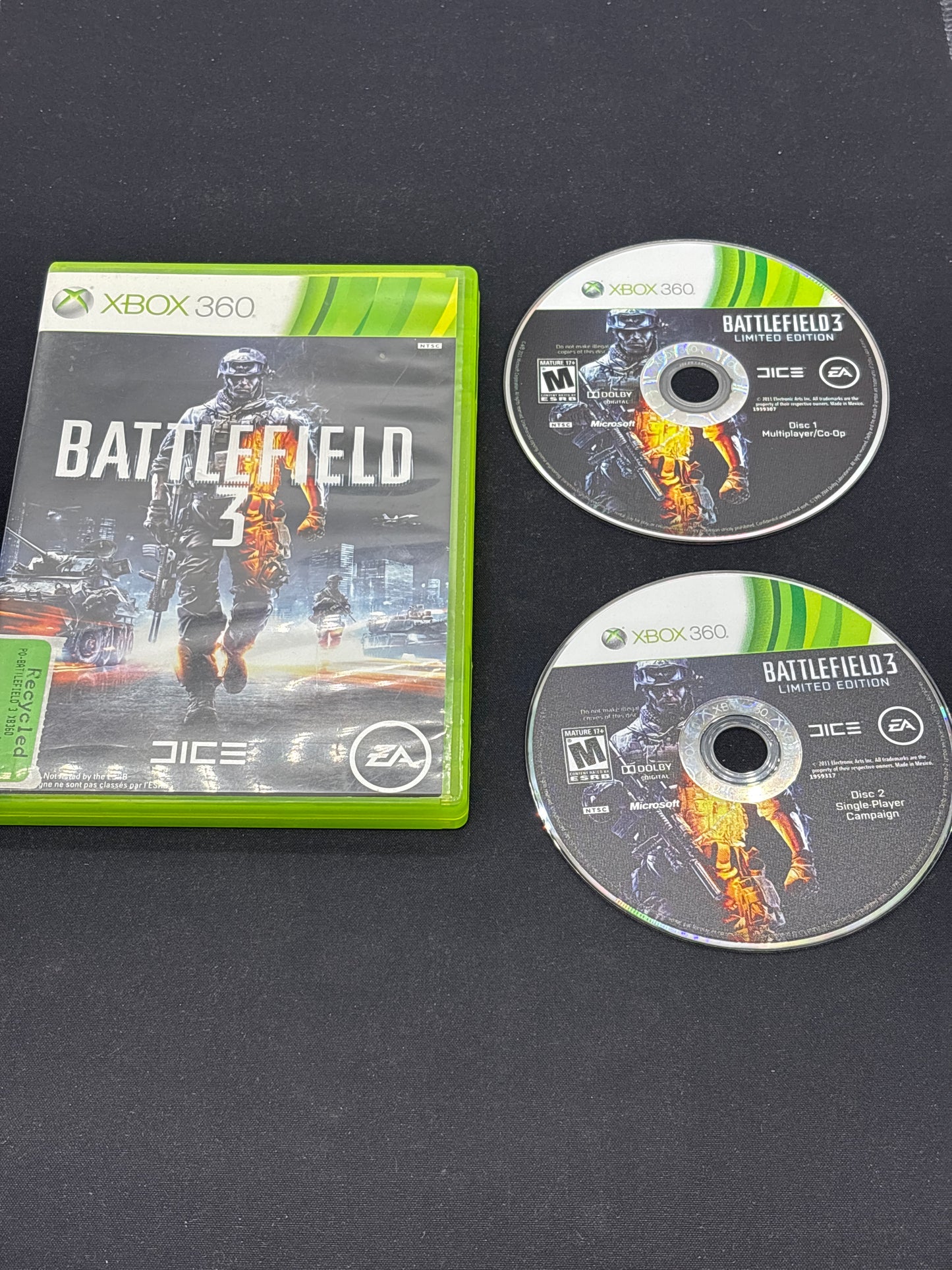 Auction Lot 10: XBOX 360 Video Game Battlefield 3 CIB
