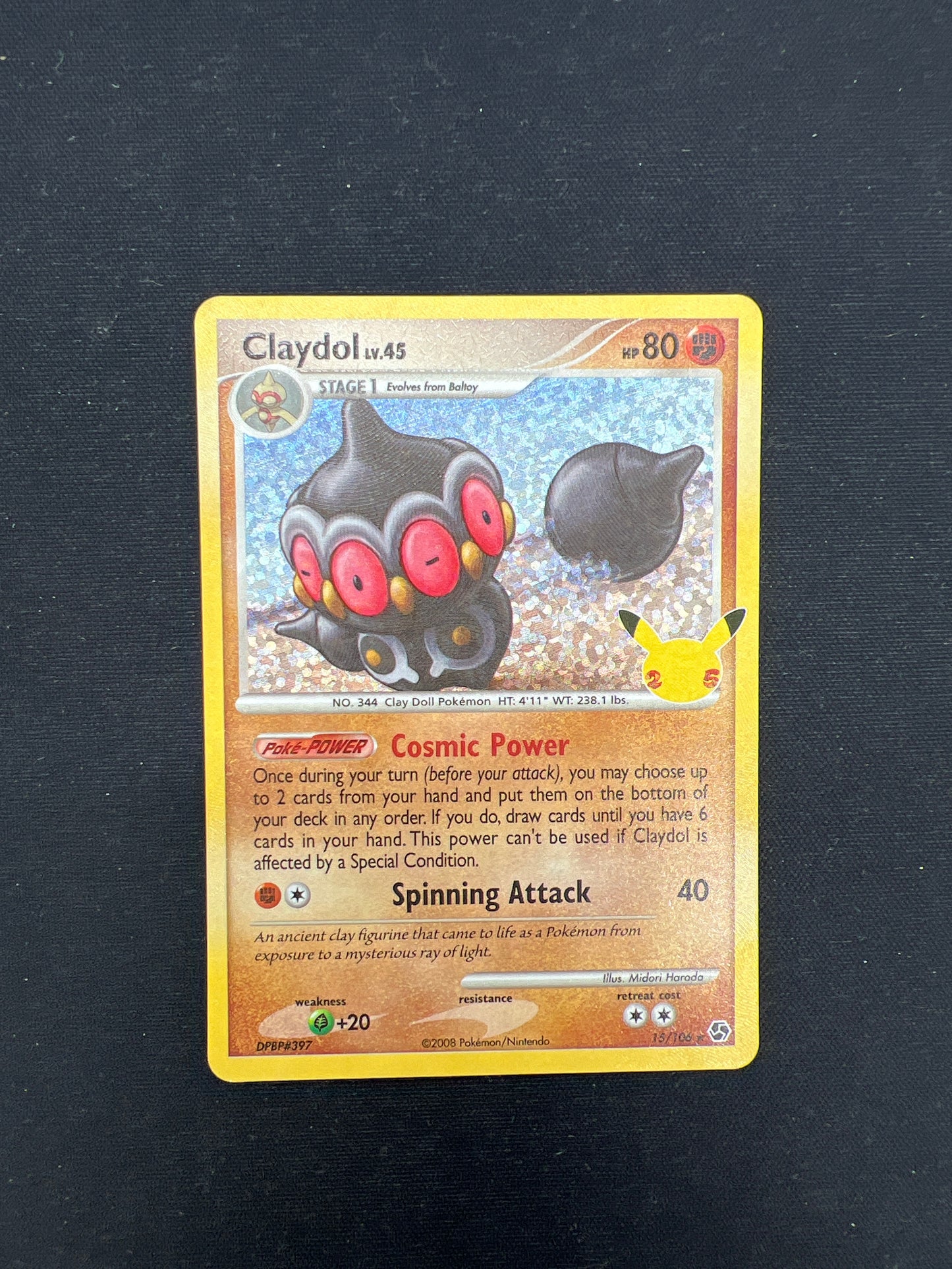 Auction Lot 191: Pokemon Cards Claydol Celebrations Holo Conditions Vary