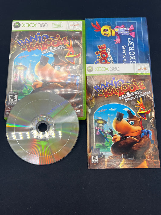 Auction Lot 370: XBOX 360 Banjo Kazooie Nuts and Bolts Video Game CIB