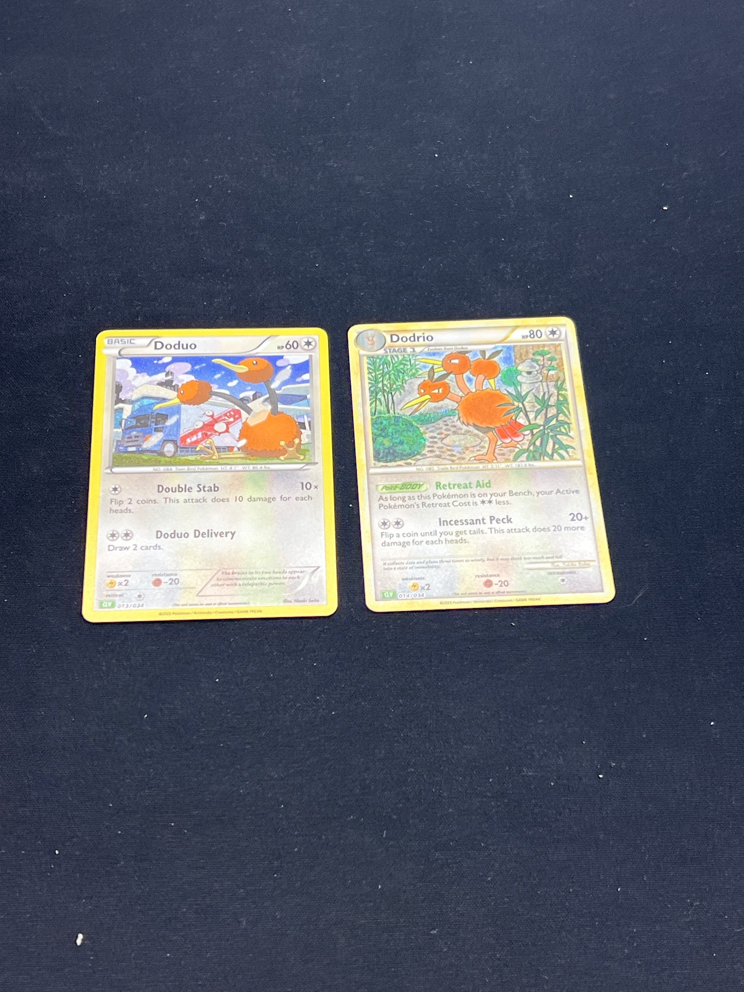 Auction Lot 295: Pokemon Cards Duduo & Dodrio TCG Classic Conditions Vary
