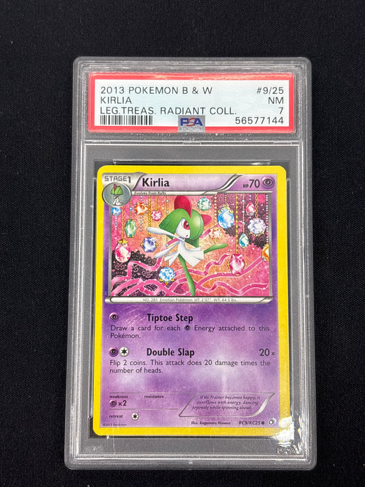 Auction Lot 105: Kirlia RC9 PSA7 Pokemon Black and White Radiant Collection