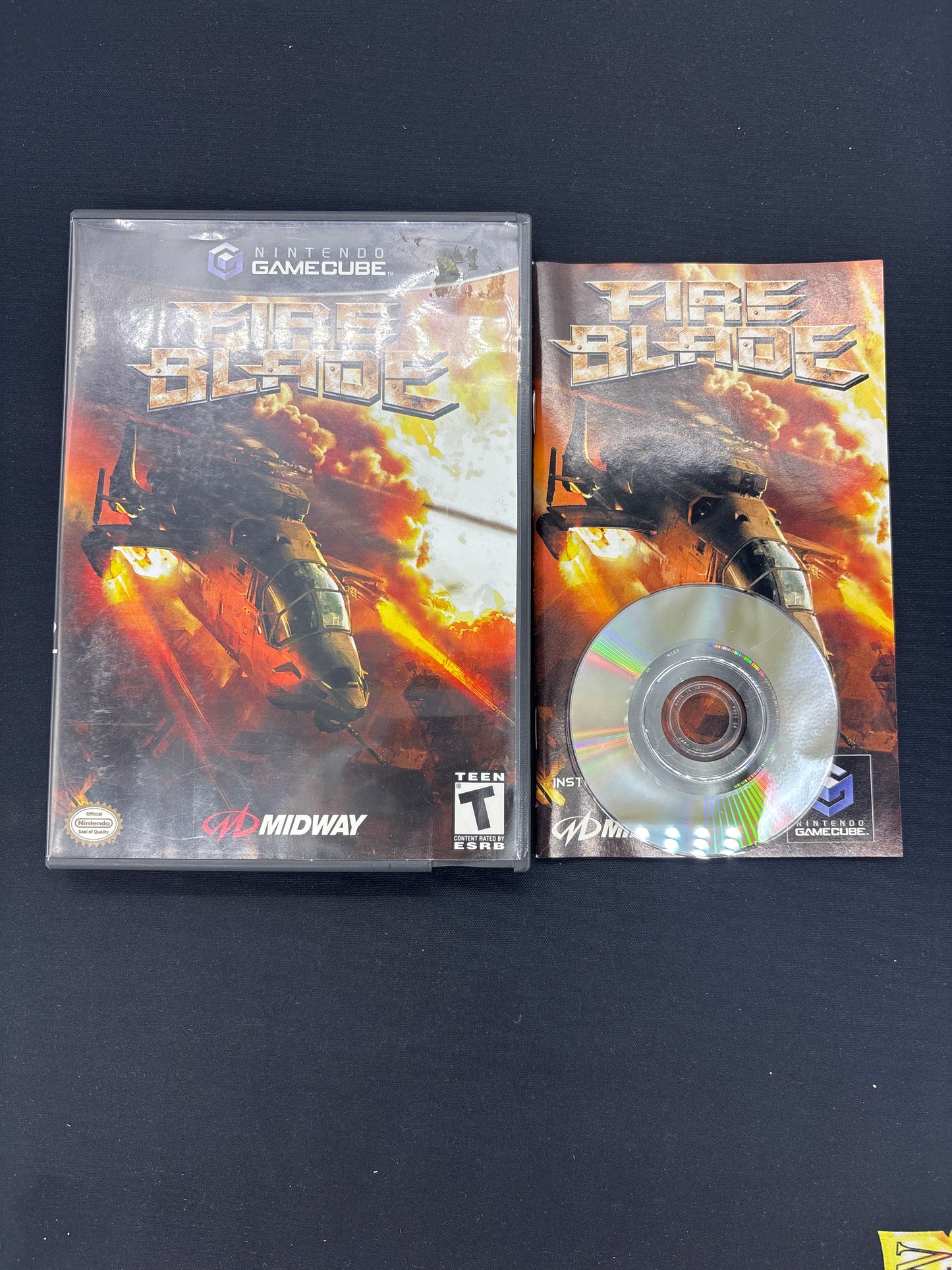 Auction Lot 119: Nintendo Game Cube Fire Blade With Case & Disc