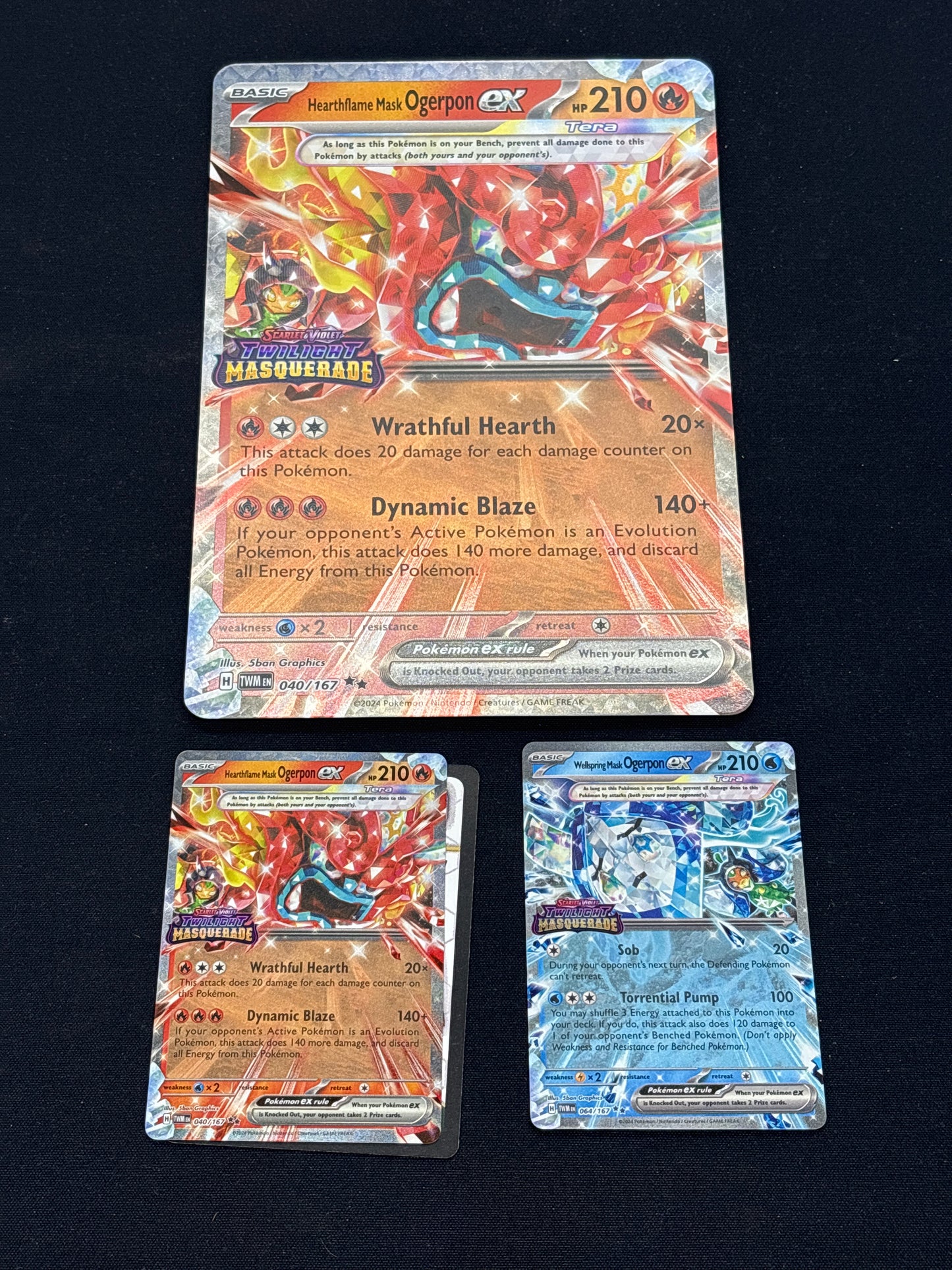 Auction Lot 73: Pokemon Twilight Masquerade Three Card Promo Lot Conditions Vary