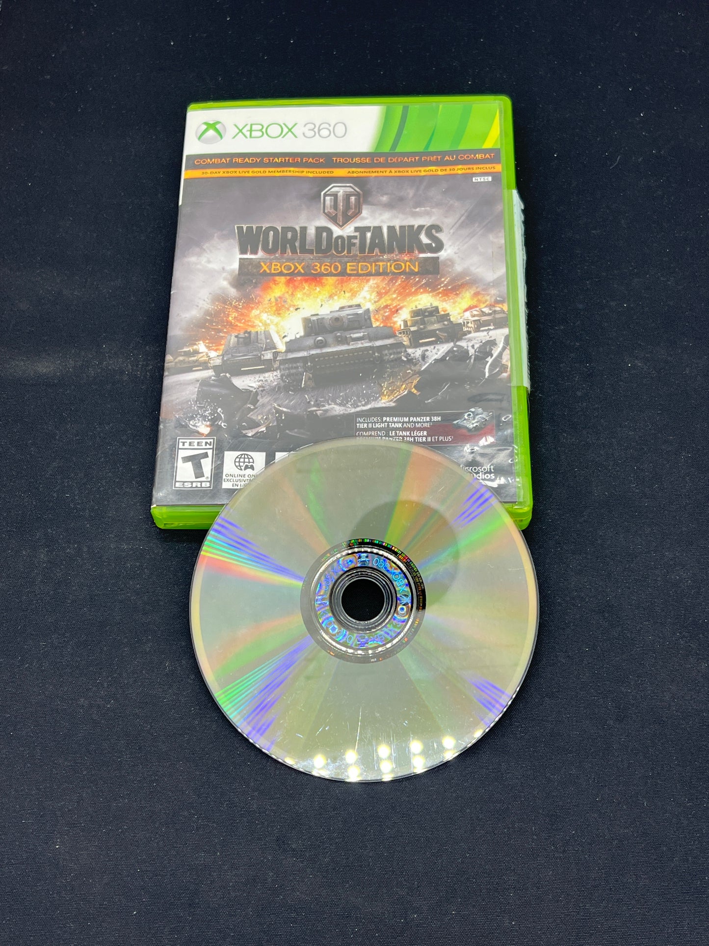Auction Lot 146: XBOX 360 World Of Tanks Disc & Case