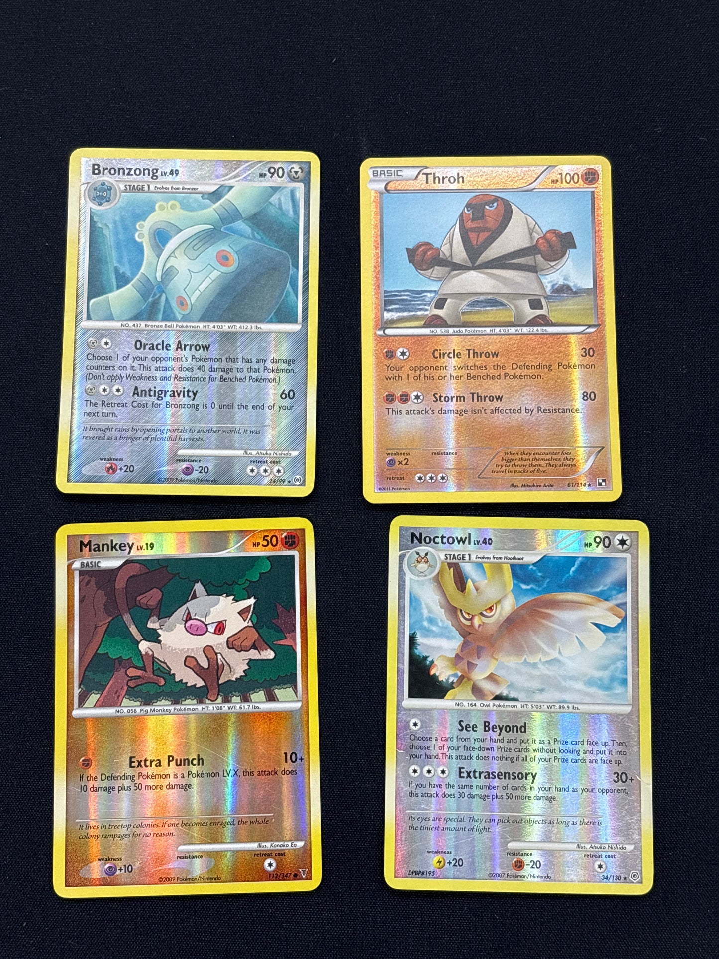 Auction Lot 219: Pokemon Mid Era Reverse Holo Cards Lot 2 Conditions Vary