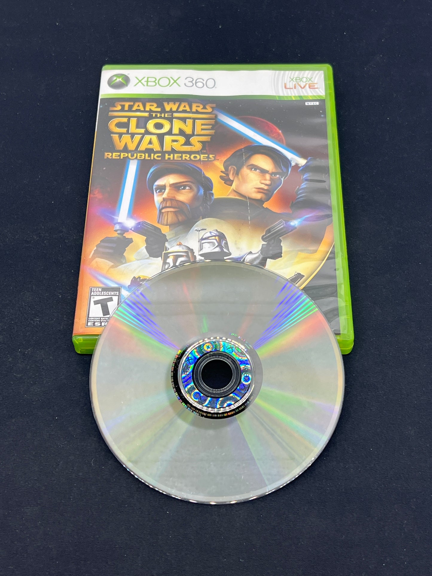 Auction Lot 180: XBOX 360 Video Game Star Wars the Clone Wars Republic Heroes