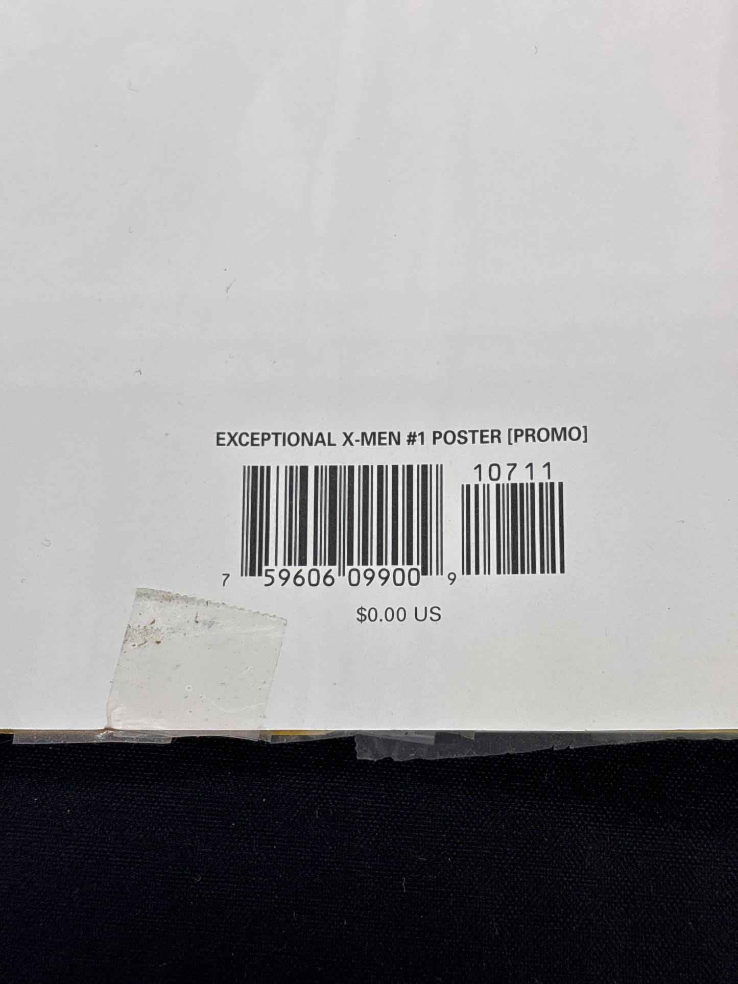 Auction Lot 275: Exceptional X-Men #1 Poster Promo