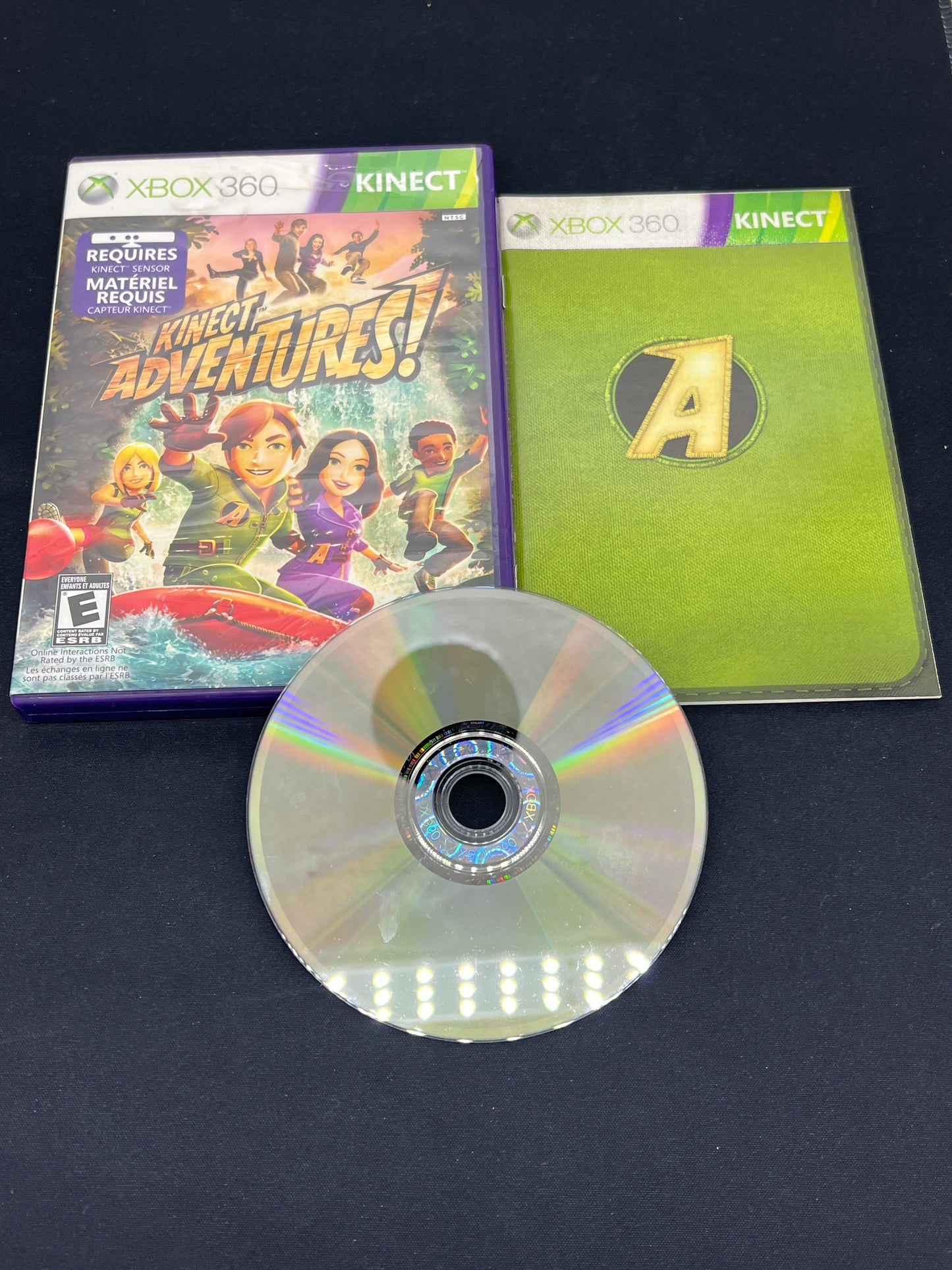 Auction Lot 92: XBOX 360 Video Game Kinect Adventures! CIB