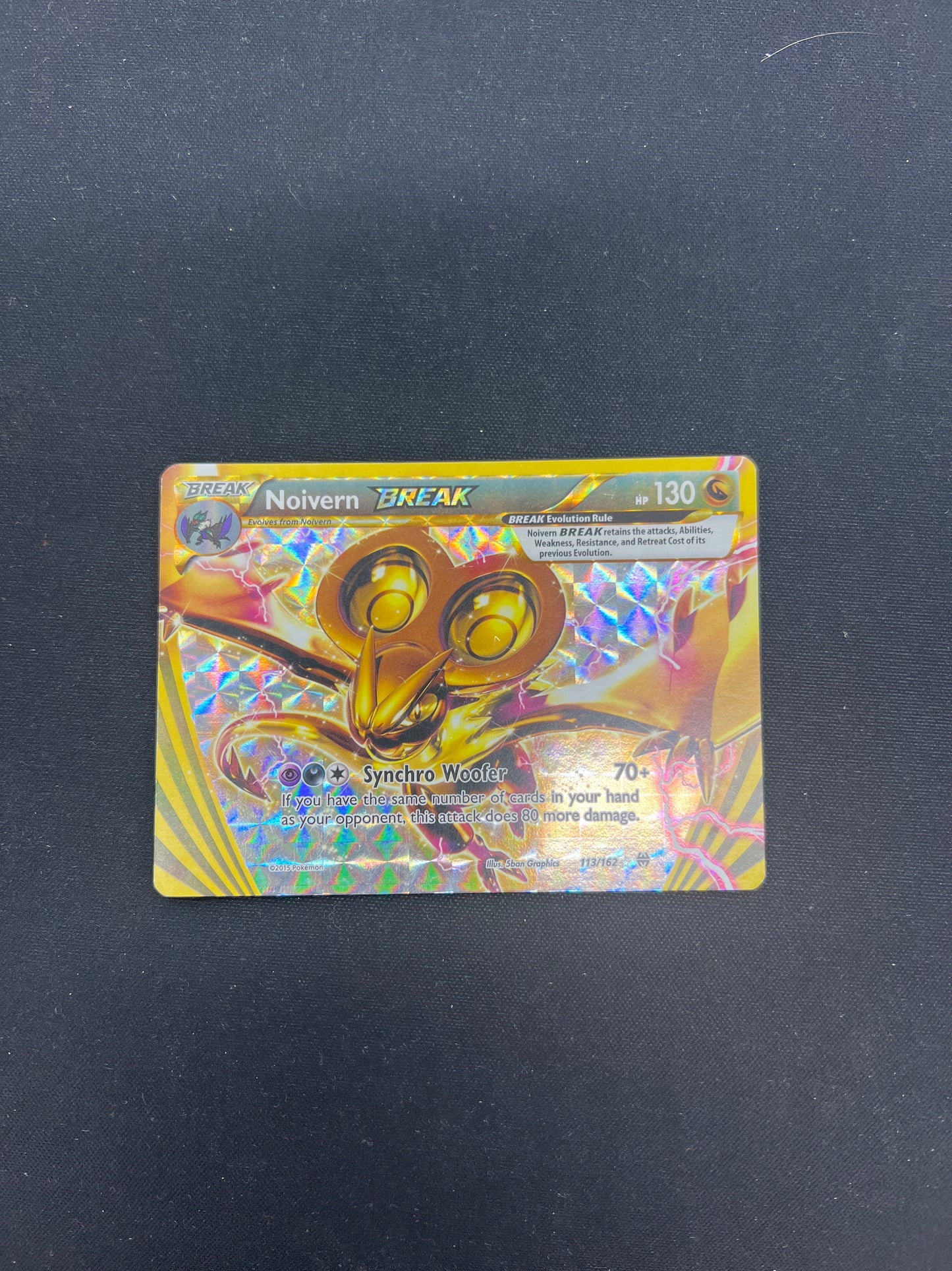 Auction Lot 206: Pokemon Cards Noivern Break Condition Vary