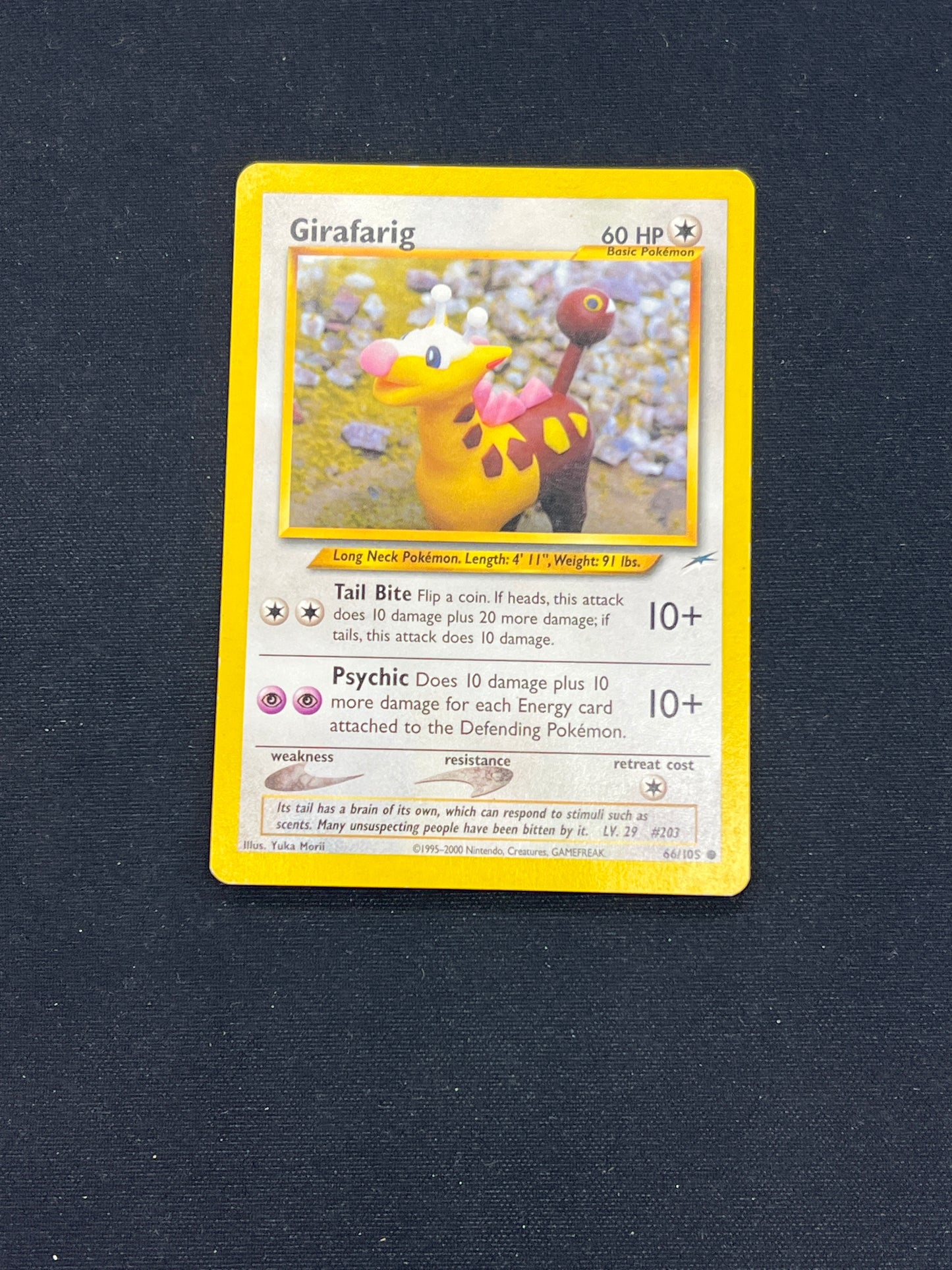 Auction Lot 442: Pokemon Cards Girafarig Neo Destiny Condition Vary